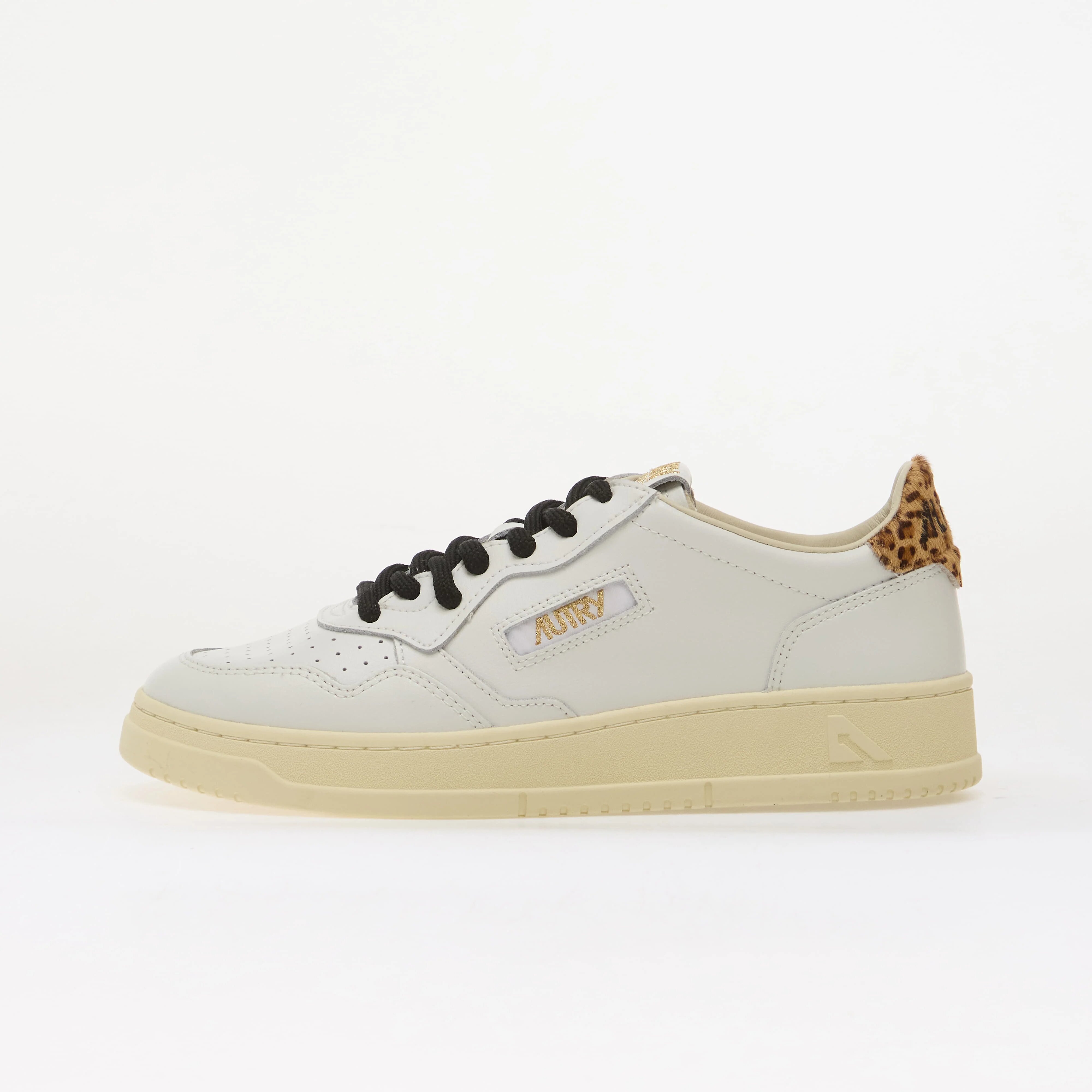 Autry Сникърси Medalist Low Woman White/ Leopard