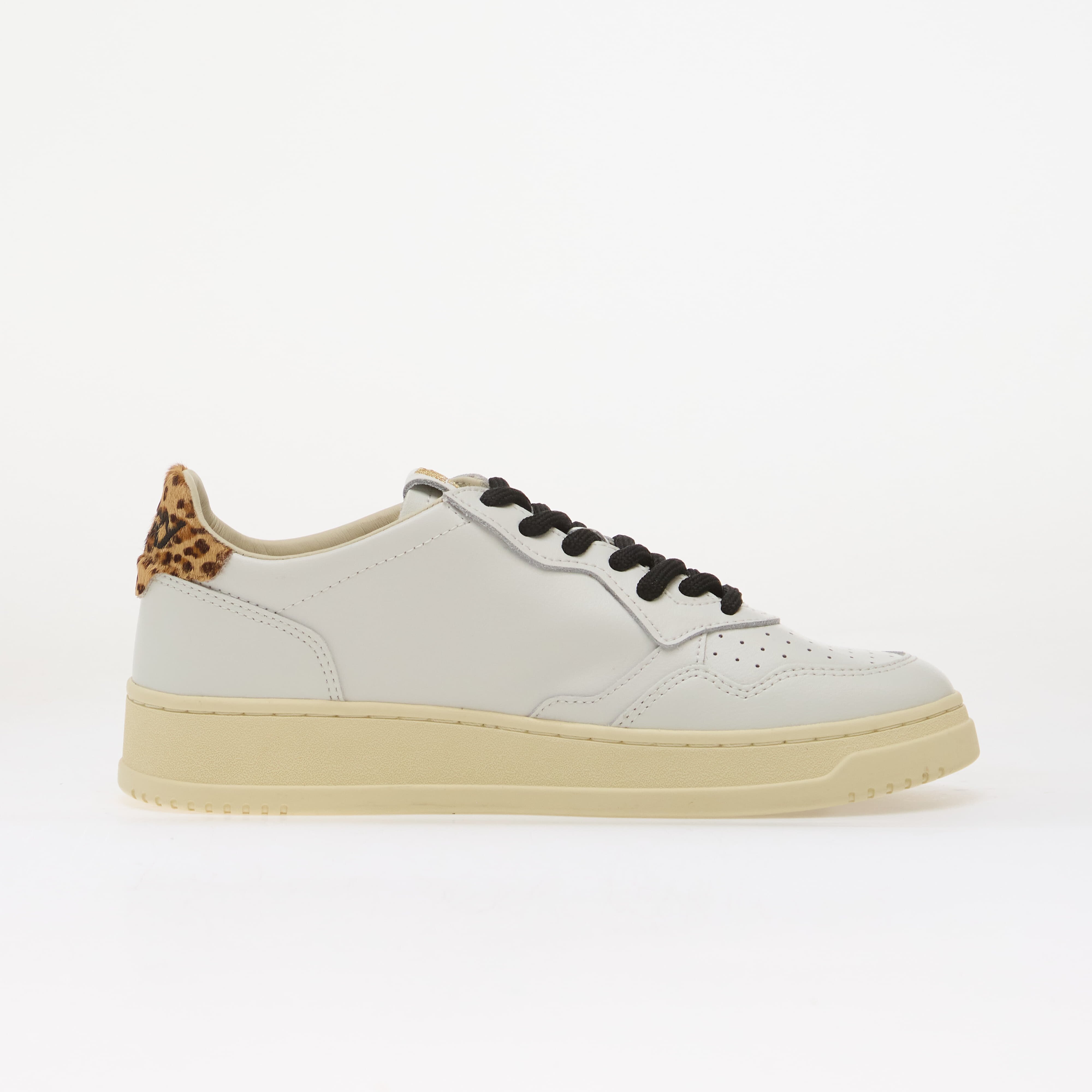 Autry Сникърси Medalist Low Woman White/ Leopard
