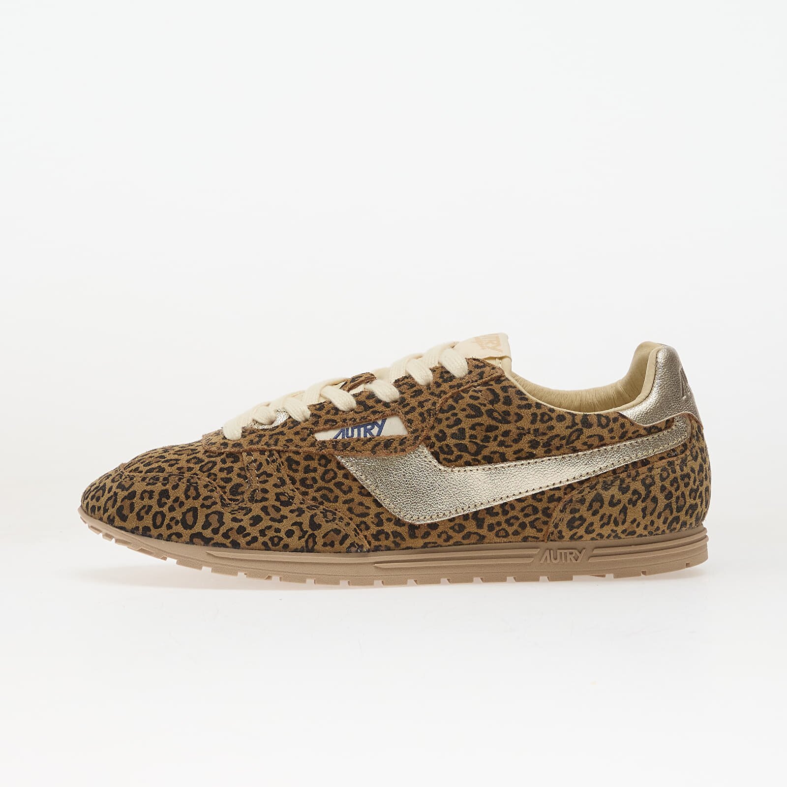 Autry Сникърси Windspin Low Wom Suede/ Leopr Leo/ Plat