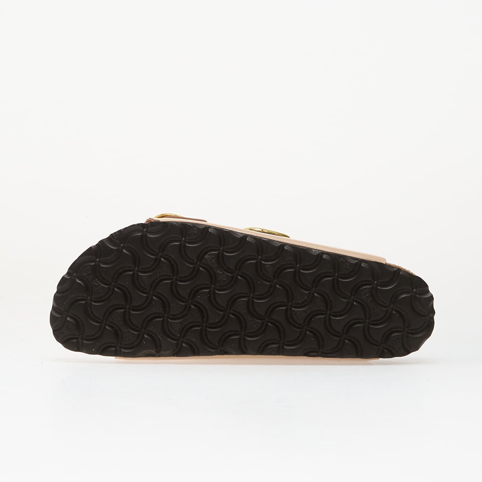 Birkenstock Arizona Big Buckle Natural Leather Patent Women High-Shine New Beige