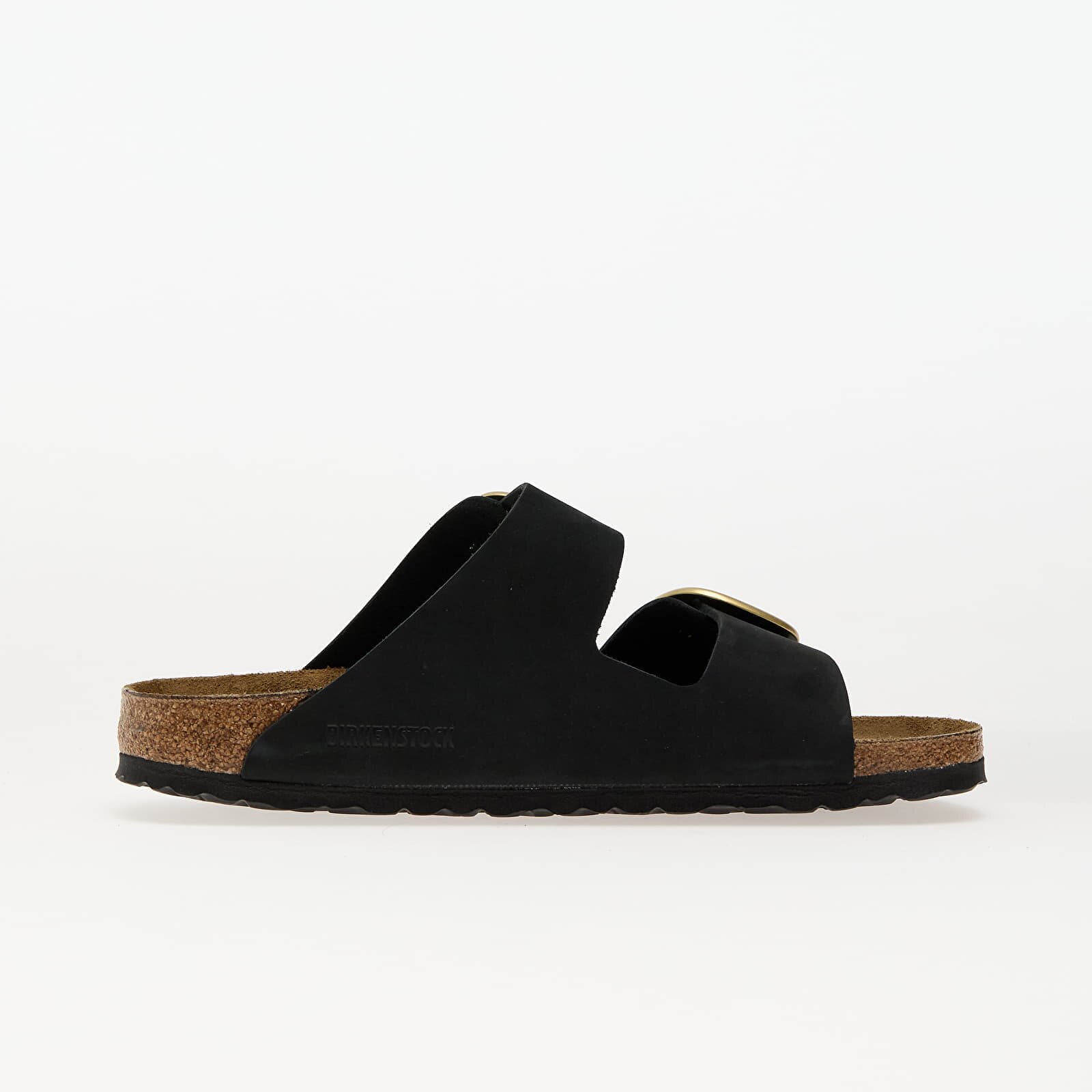 Birkenstock Arizona Big Buckle Nubuk Leather Black