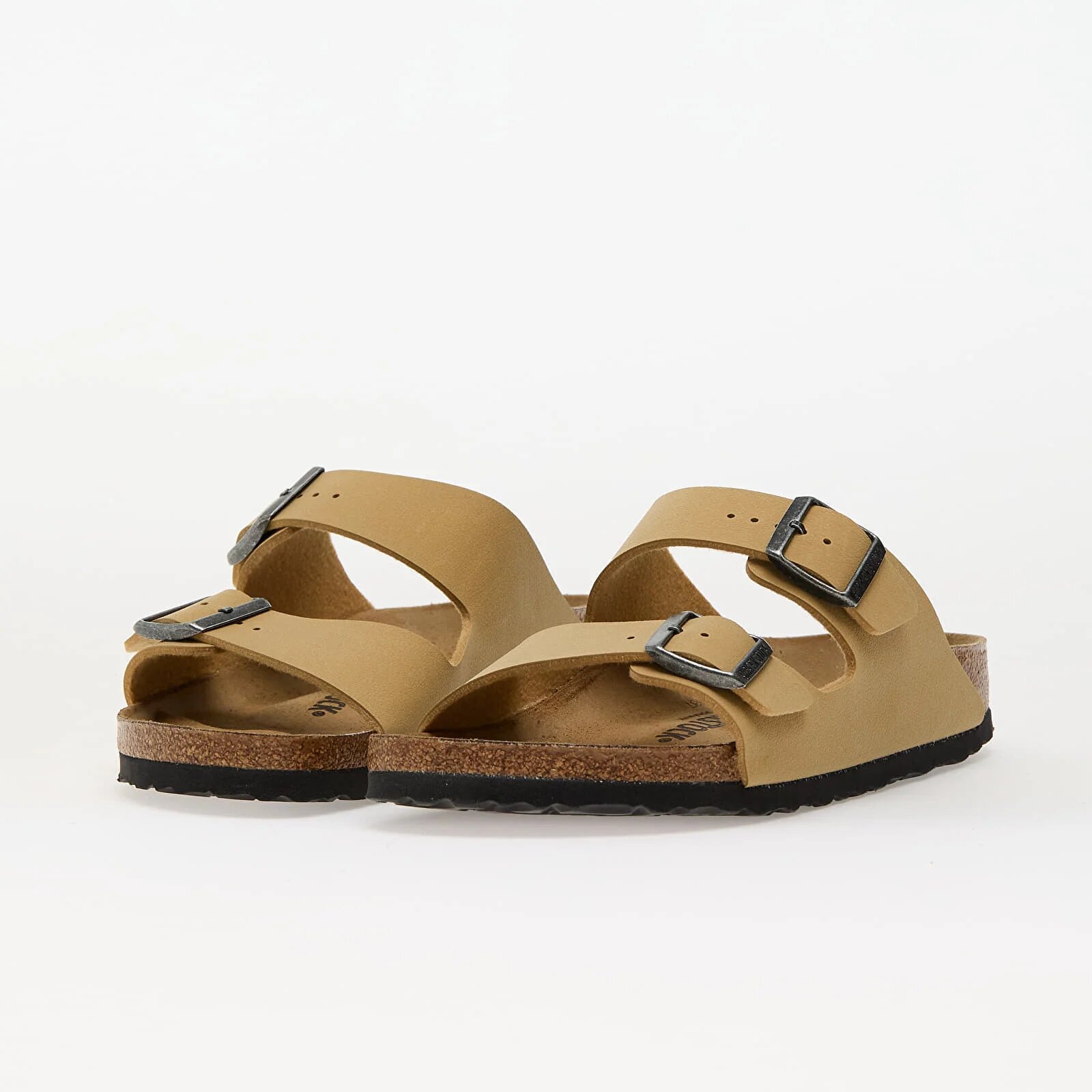 Birkenstock Arizona Birko-Flor Birkibuc Birkibuc Latte Cream