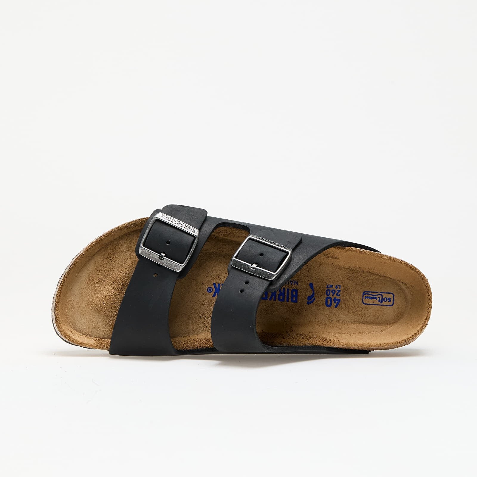 Birkenstock Arizona Soft Footbed Natural Leather Oiled Black