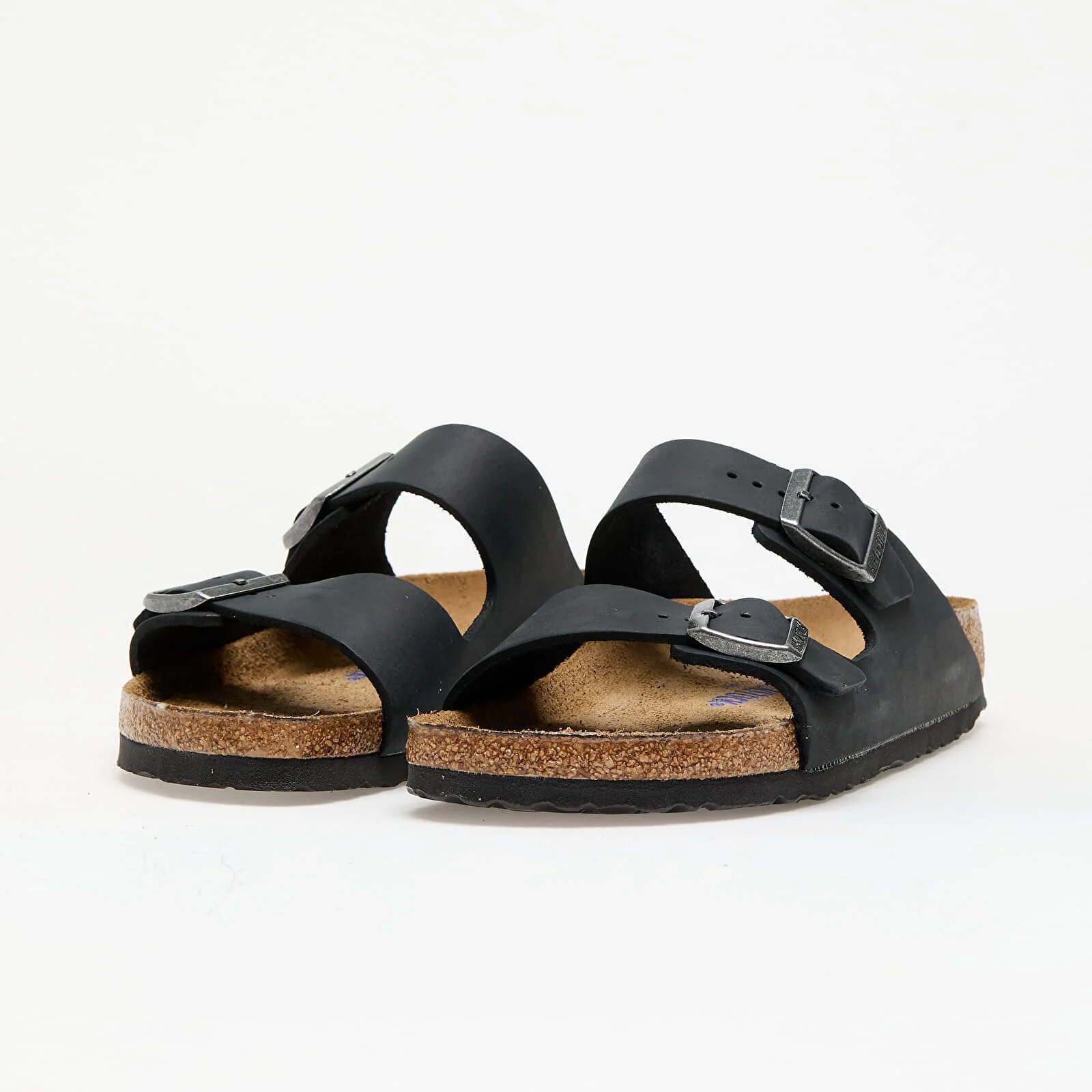 Birkenstock Arizona Soft Footbed Natural Leather Oiled Black