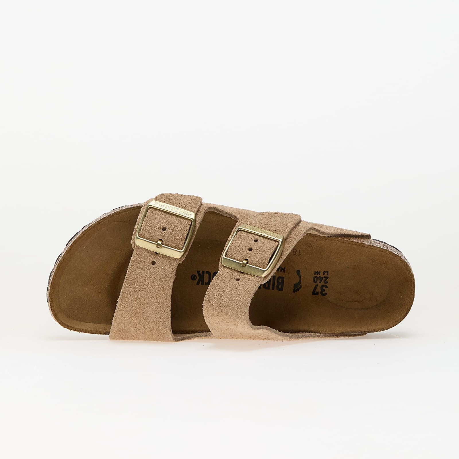 Birkenstock Arizona Suede Leather Sandcastle