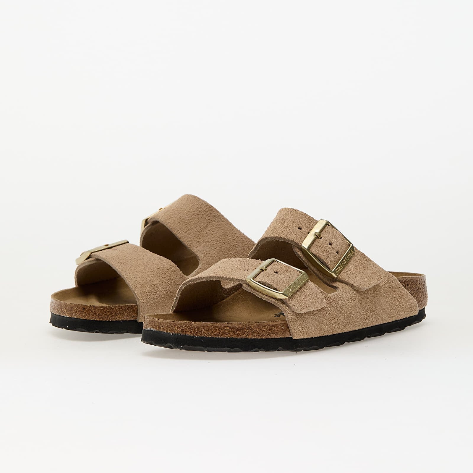 Birkenstock Arizona Suede Leather Sandcastle
