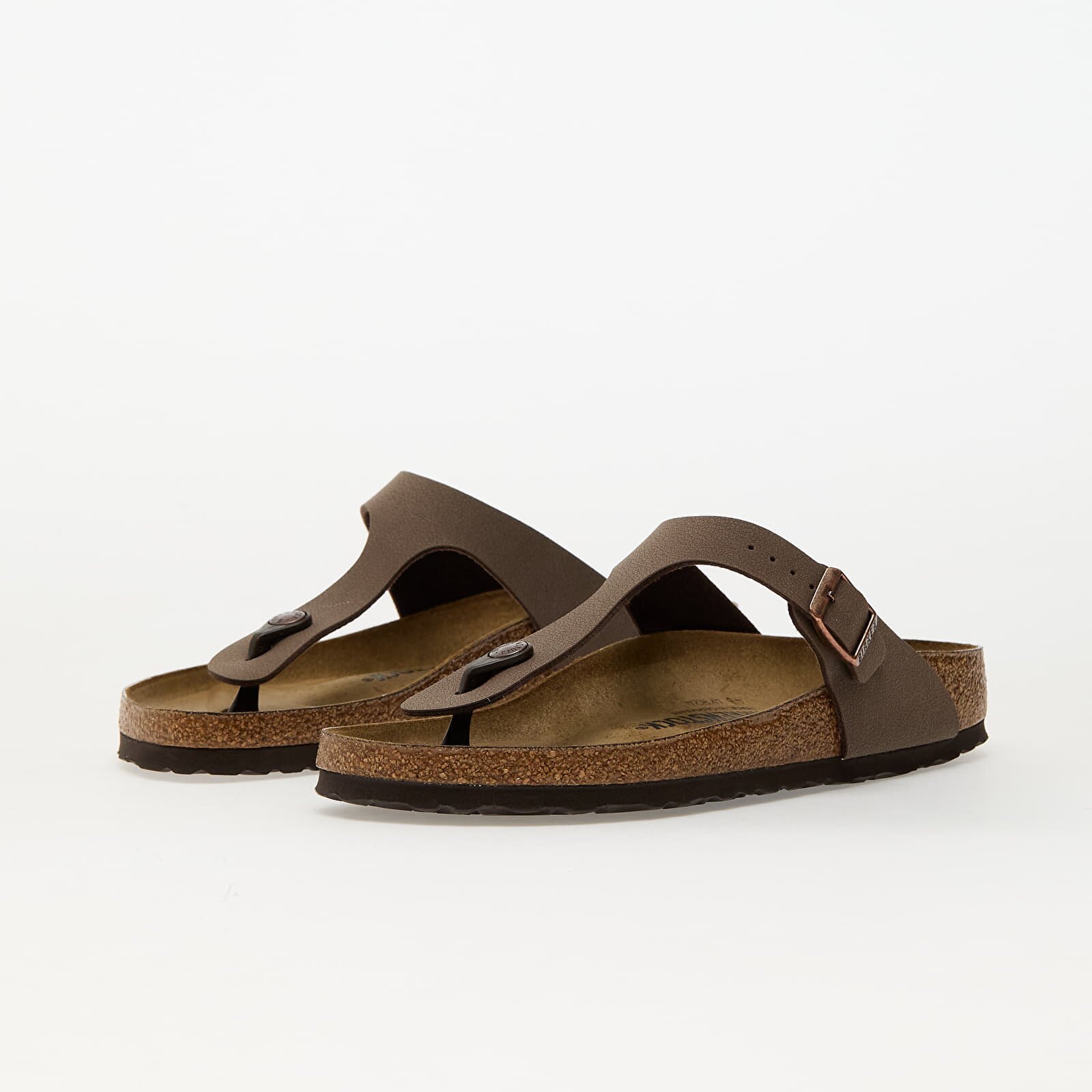 Birkenstock Gizeh Birko-Flor Birkibuc mocca