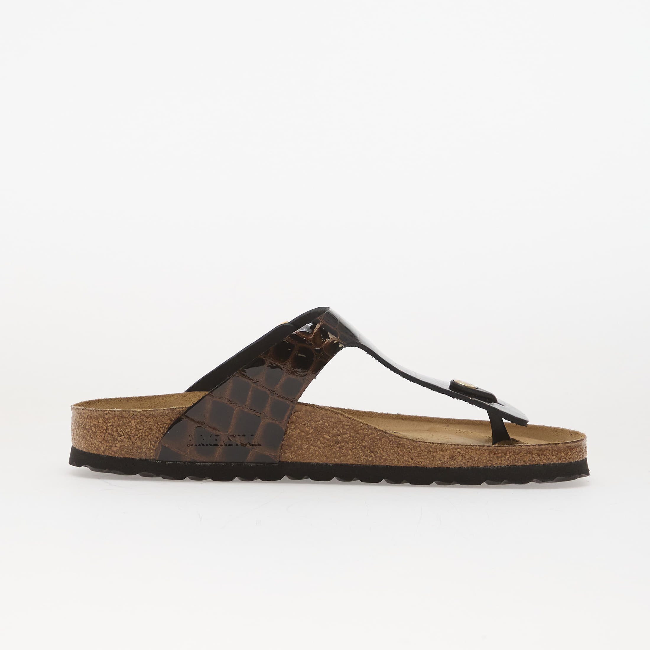 Birkenstock Gizeh LEN Emboss Leather Black