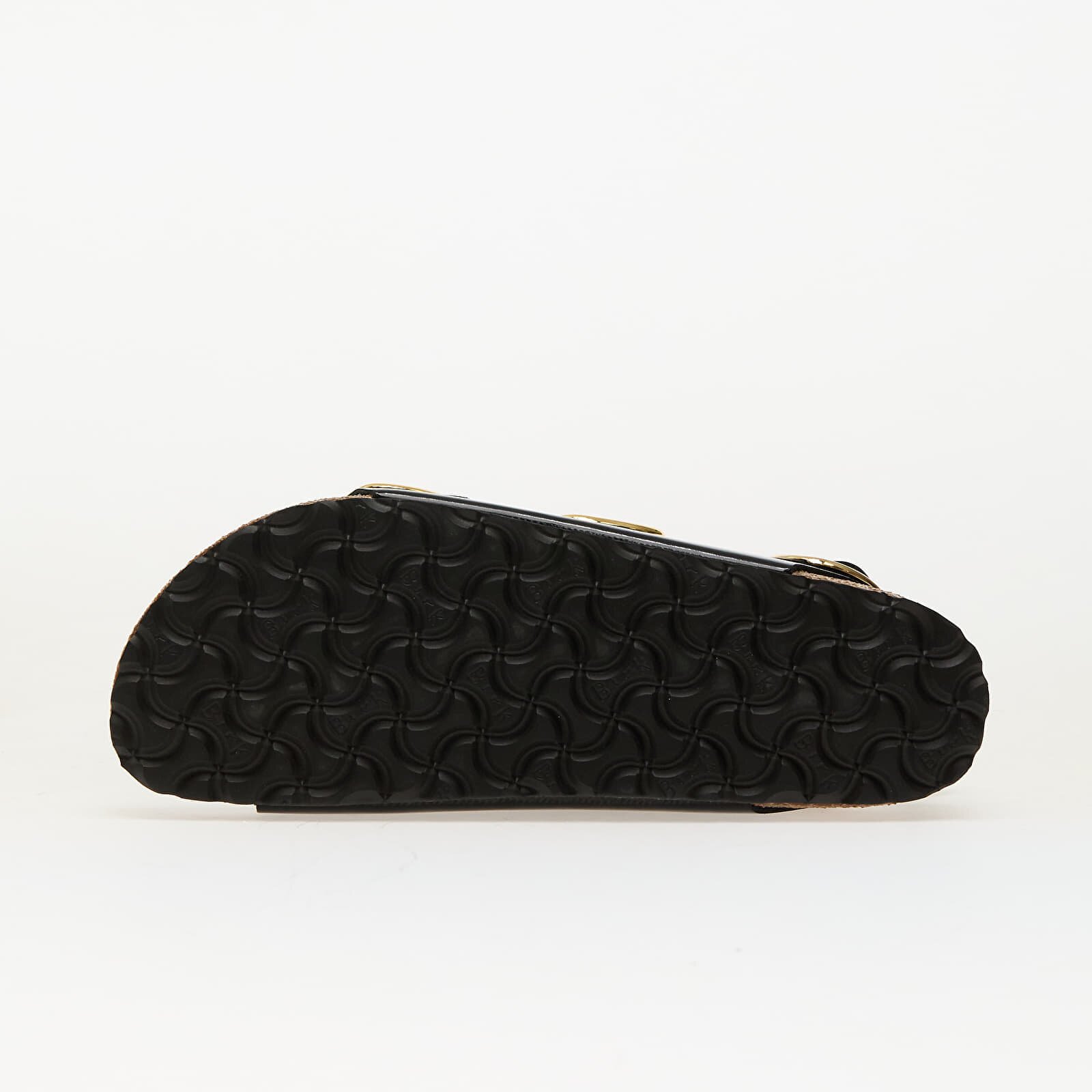 Birkenstock Milano Big Buckle Natural Leather Patent High-Shine Black