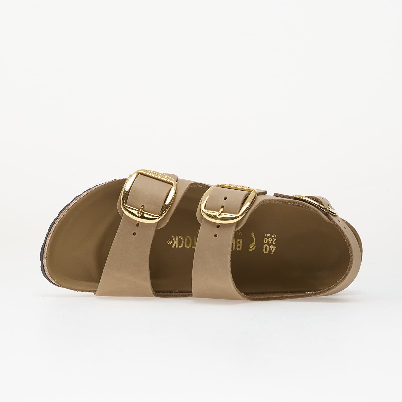 Birkenstock Milano Big Buckle Oiled Leather Women Tabacco Brown