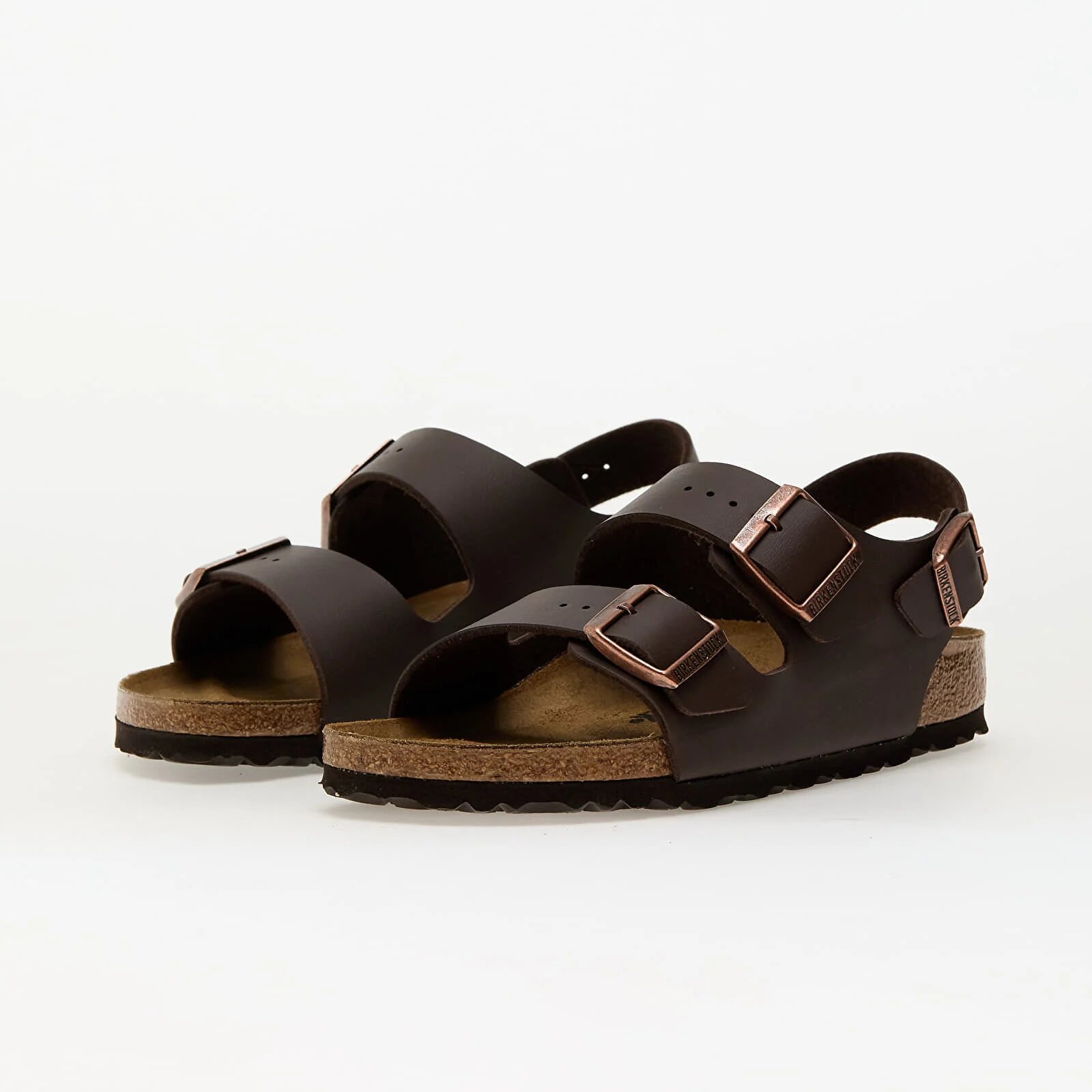 Birkenstock Milano Birko-Flor dark brown