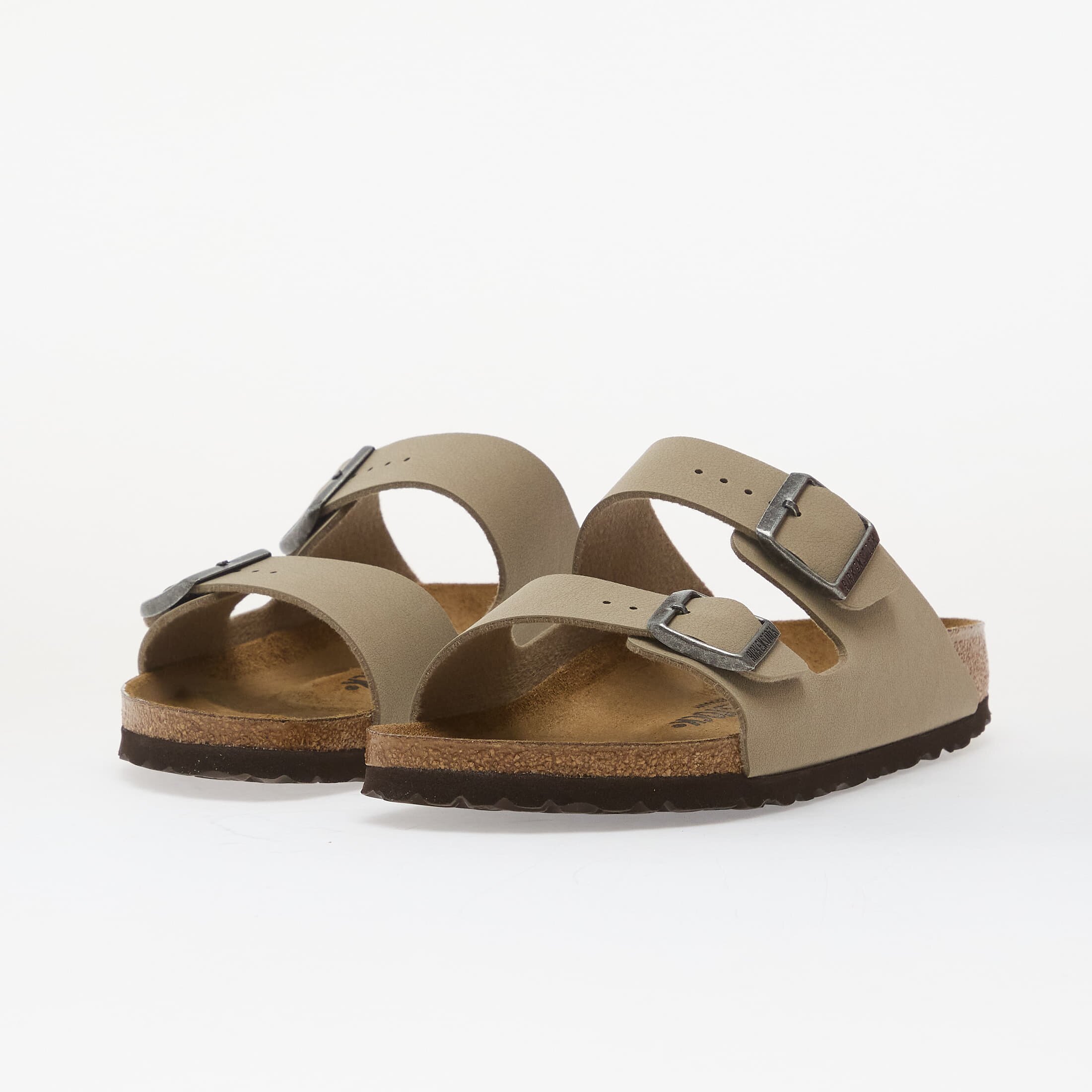 Birkenstock Обувки Arizona BF Faded Khaki/ Dark Brown OS