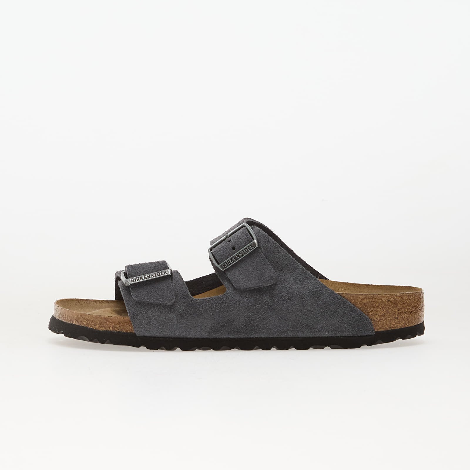 Birkenstock Обувки Arizona Suede Leather Unisex Charcoal