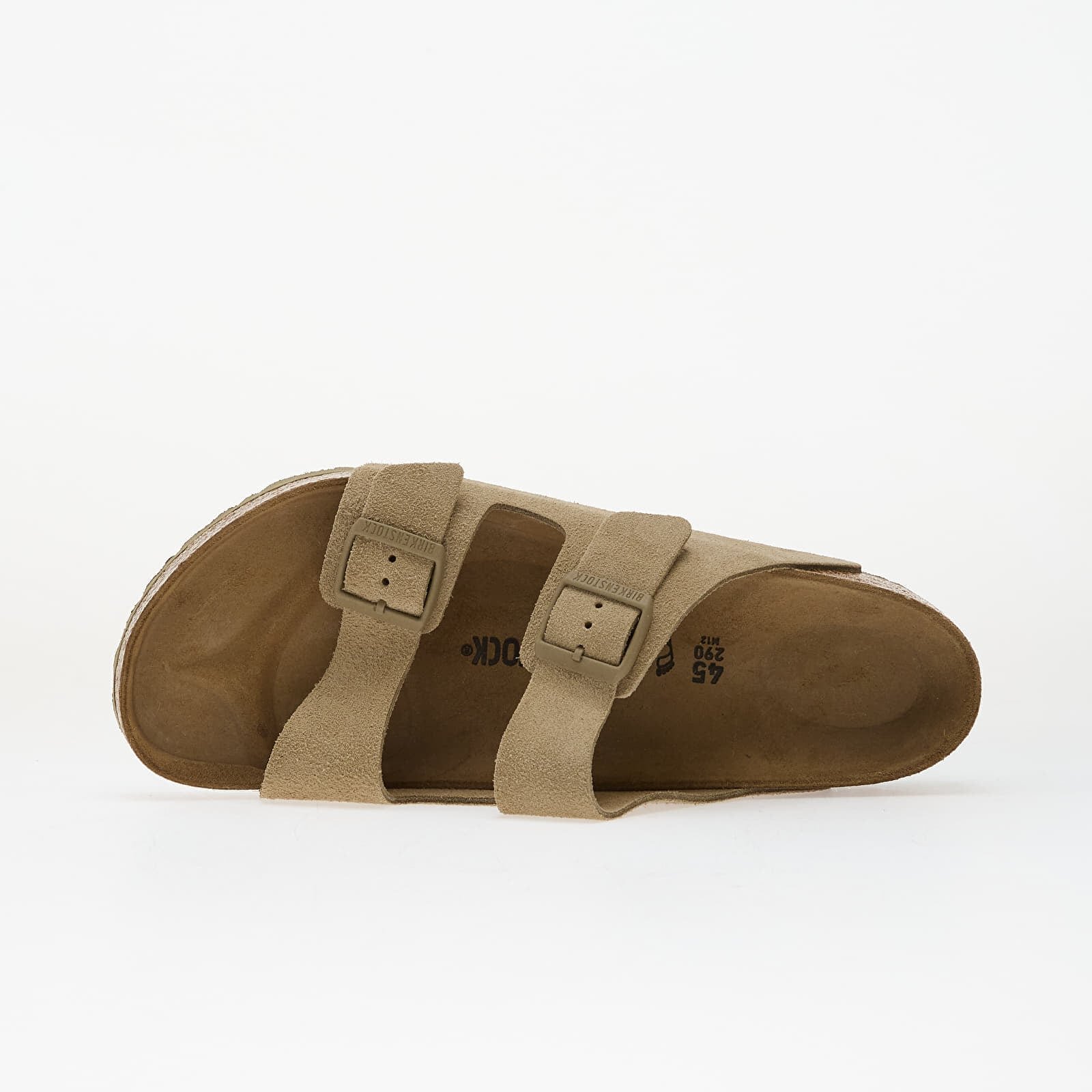 Birkenstock Обувки Arizona Suede Leather Unisex Faded Khaki
