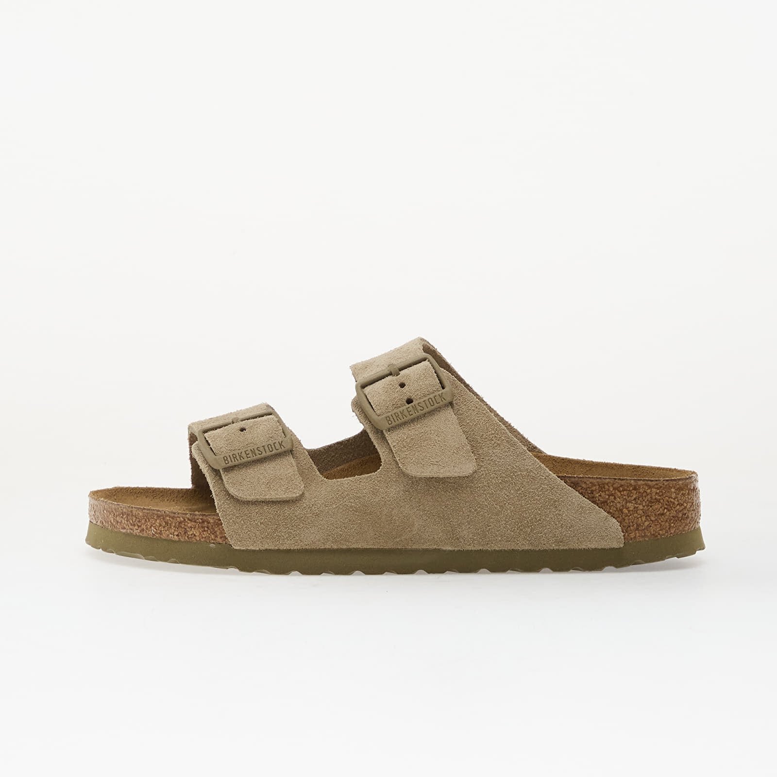 Birkenstock Обувки Arizona Suede Leather Unisex Faded Khaki