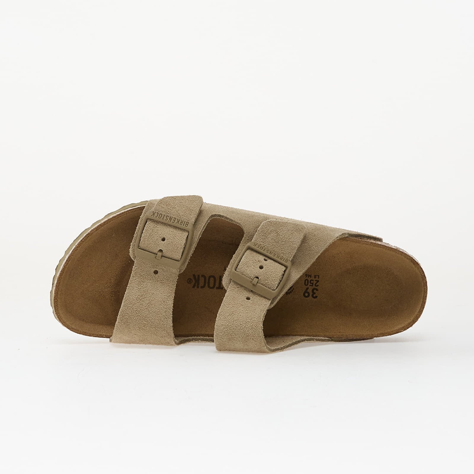 Birkenstock Обувки Arizona Suede Leather Unisex Faded Khaki