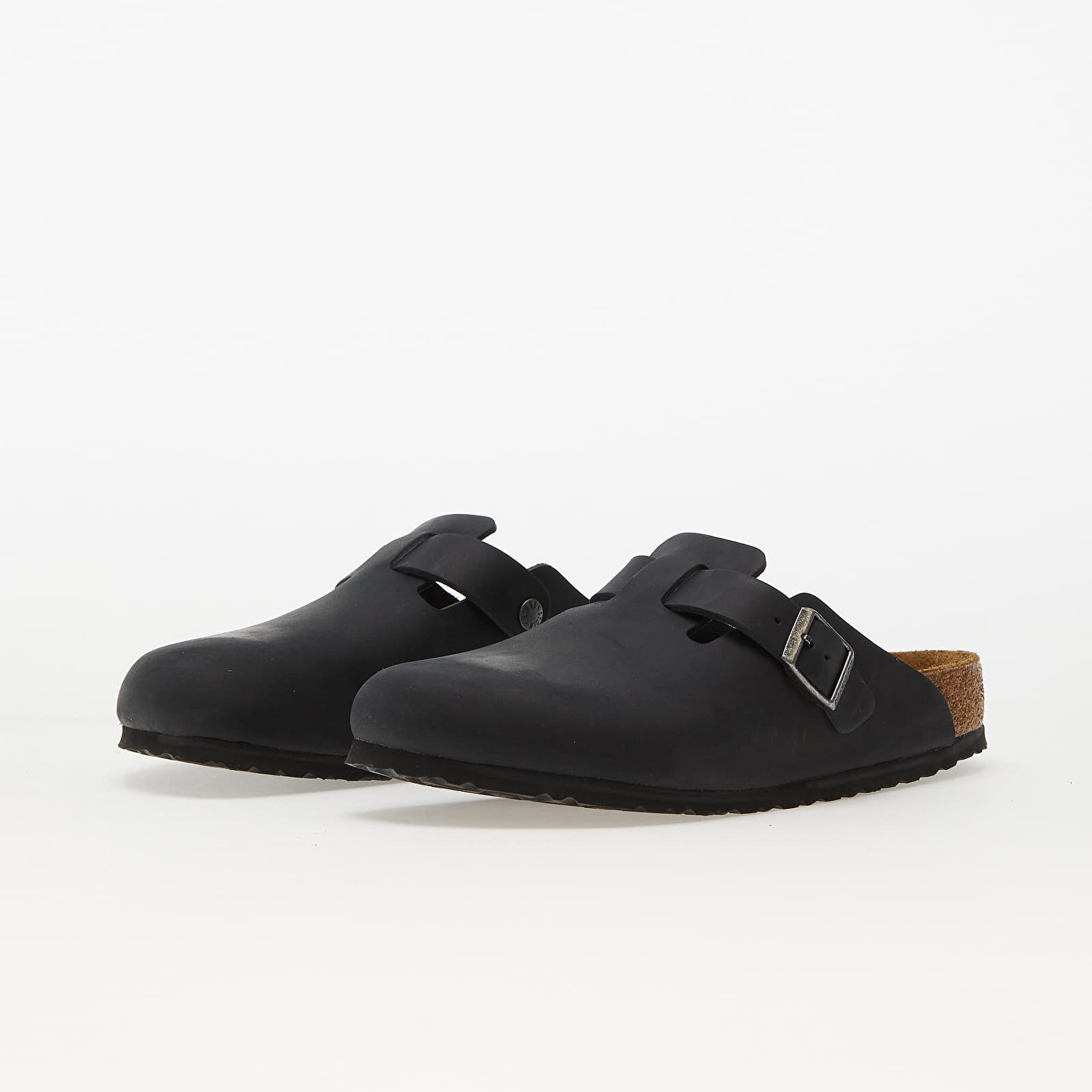 Birkenstock Обувки Boston Black