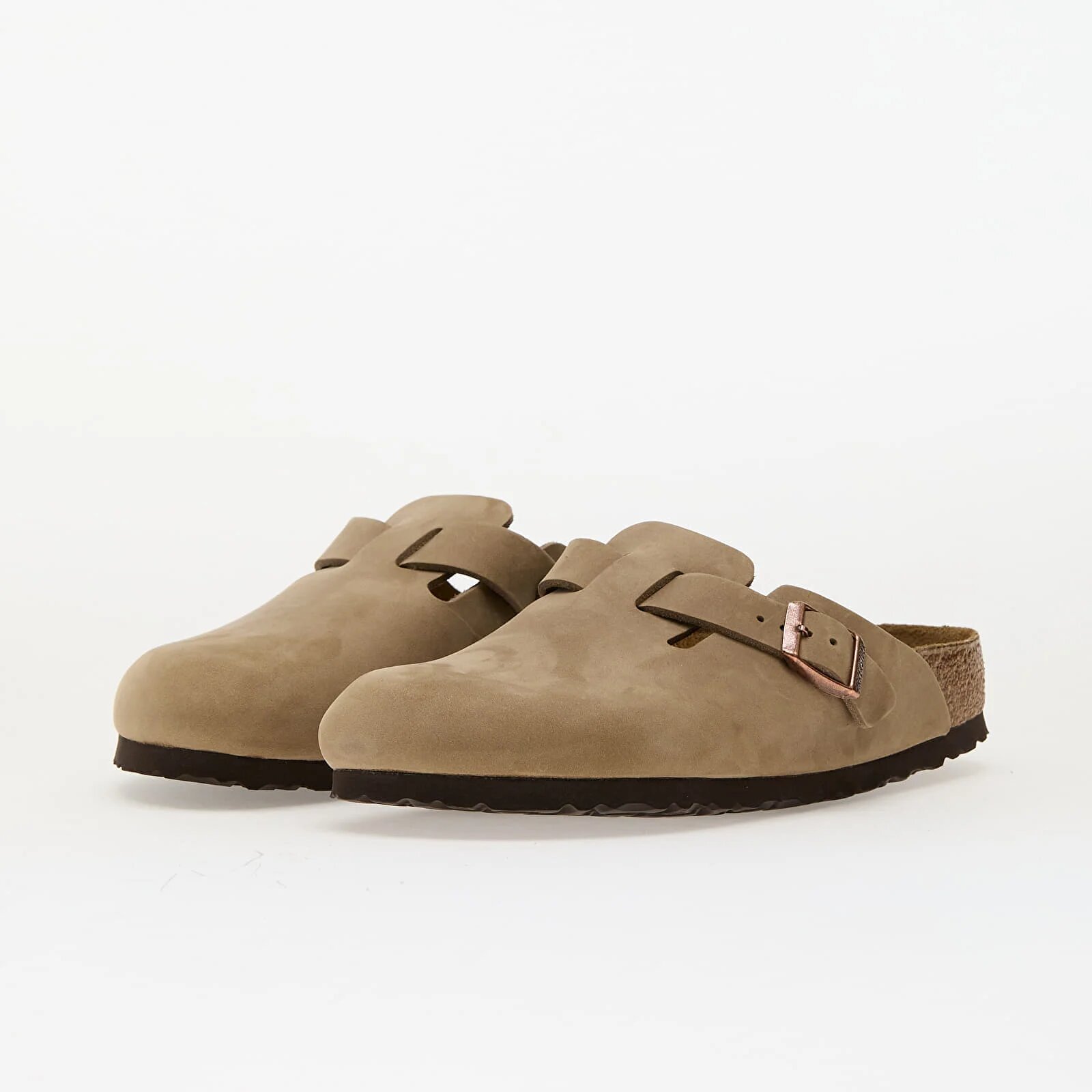 Birkenstock Обувки Boston Natural Leather Oiled Tabacco Brown
