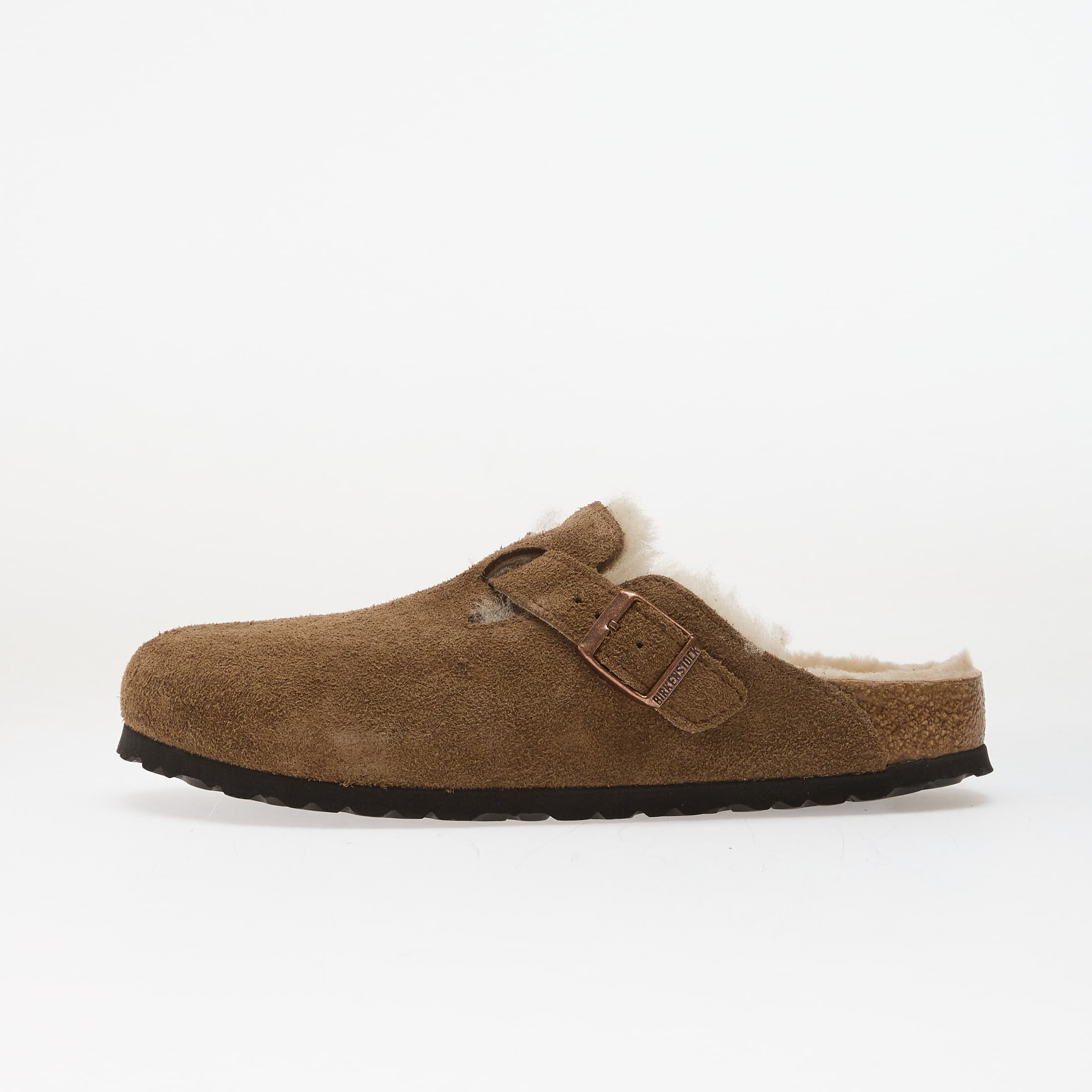 Birkenstock Обувки Boston Shear LEVE Dark Tea
