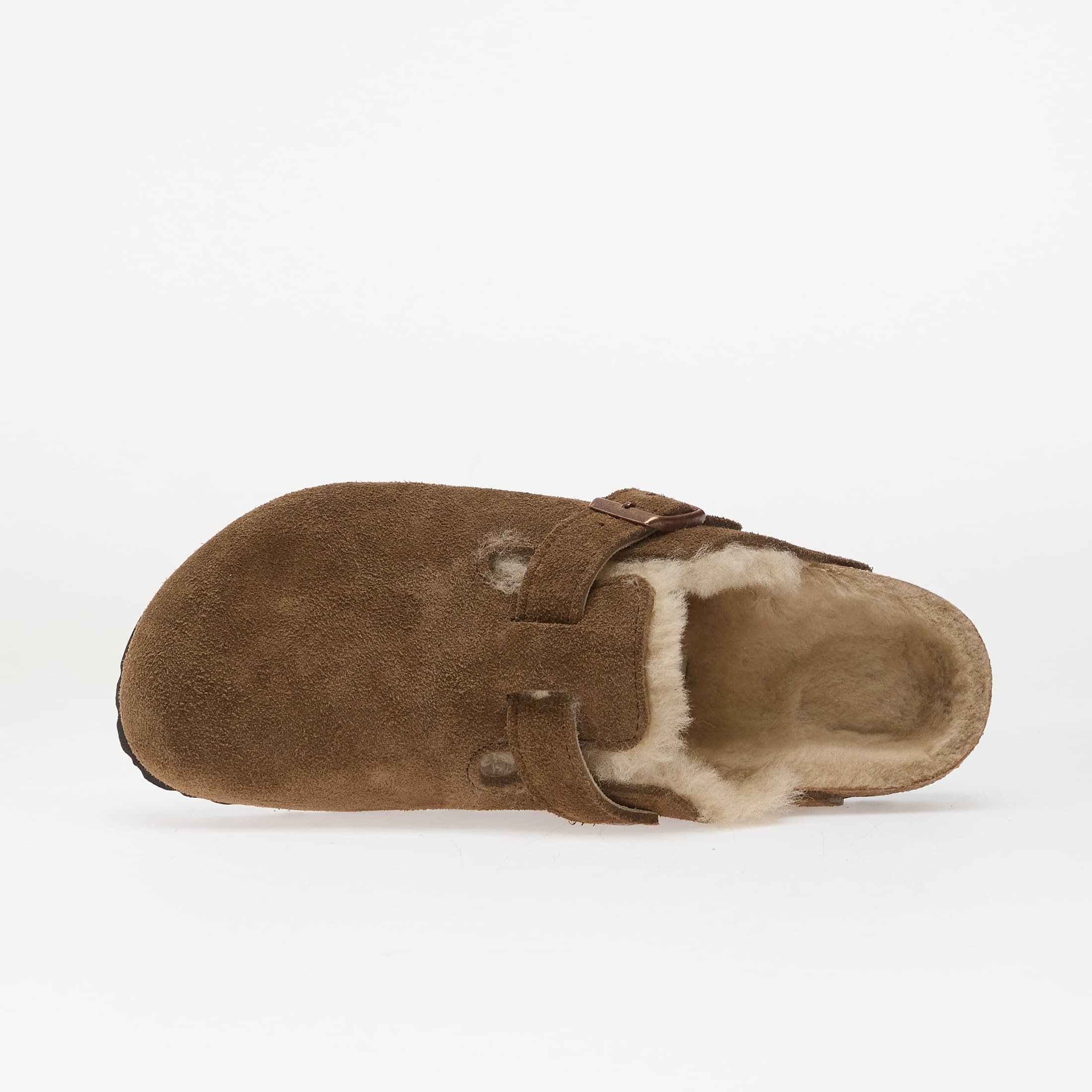 Birkenstock Обувки Boston Shear LEVE Dark Tea