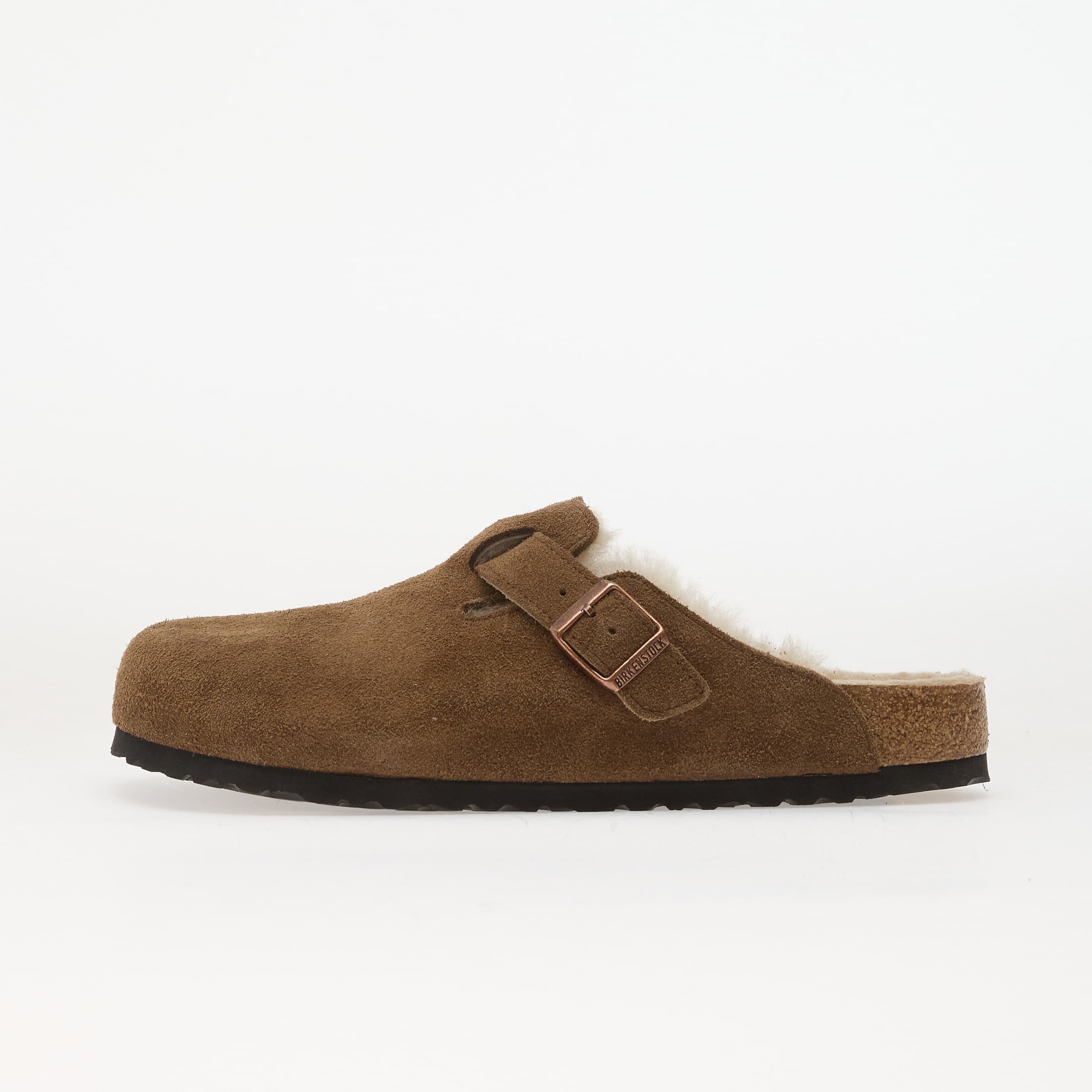 Birkenstock Обувки Boston Shear LEVE Dark Tea
