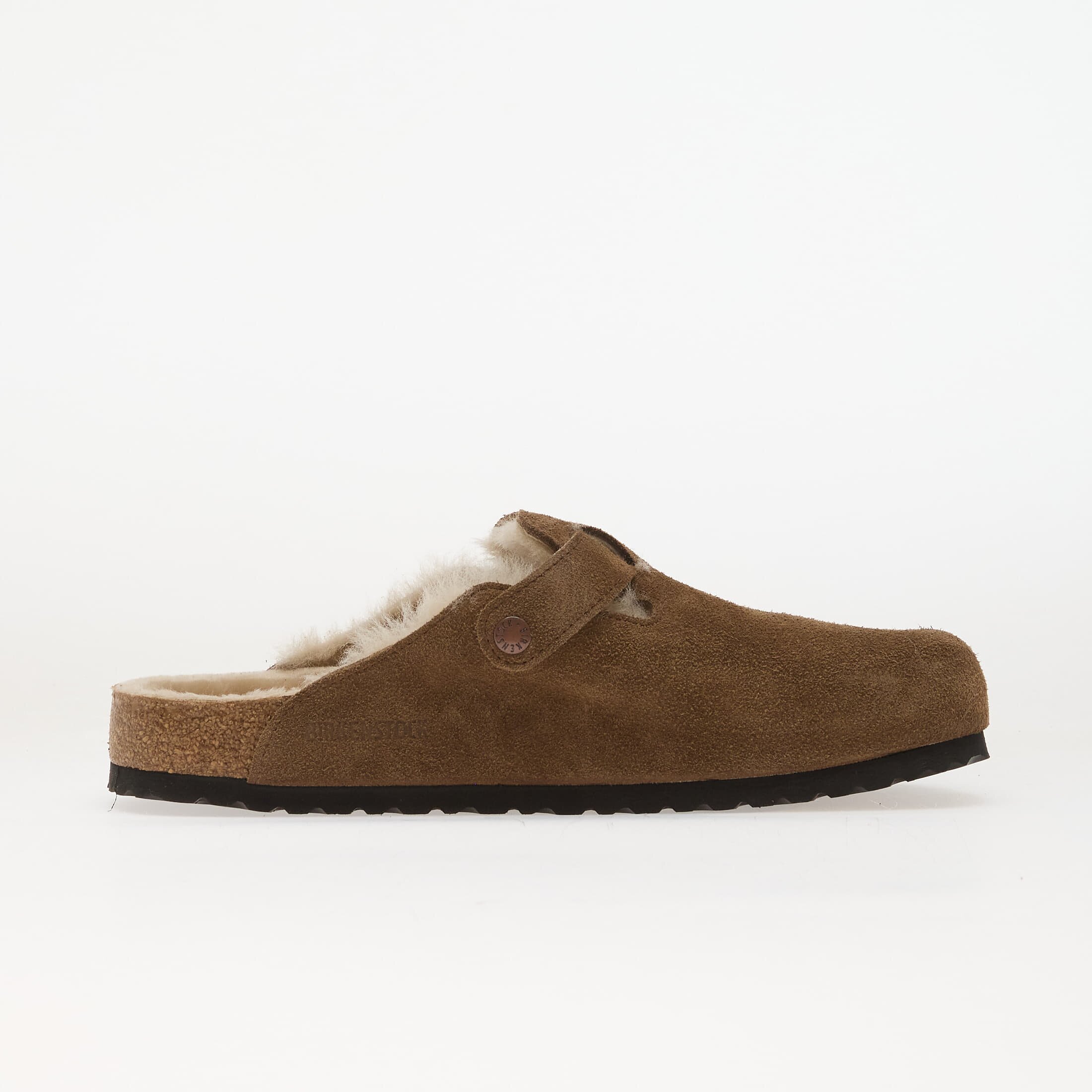 Birkenstock Обувки Boston Shear LEVE Dark Tea