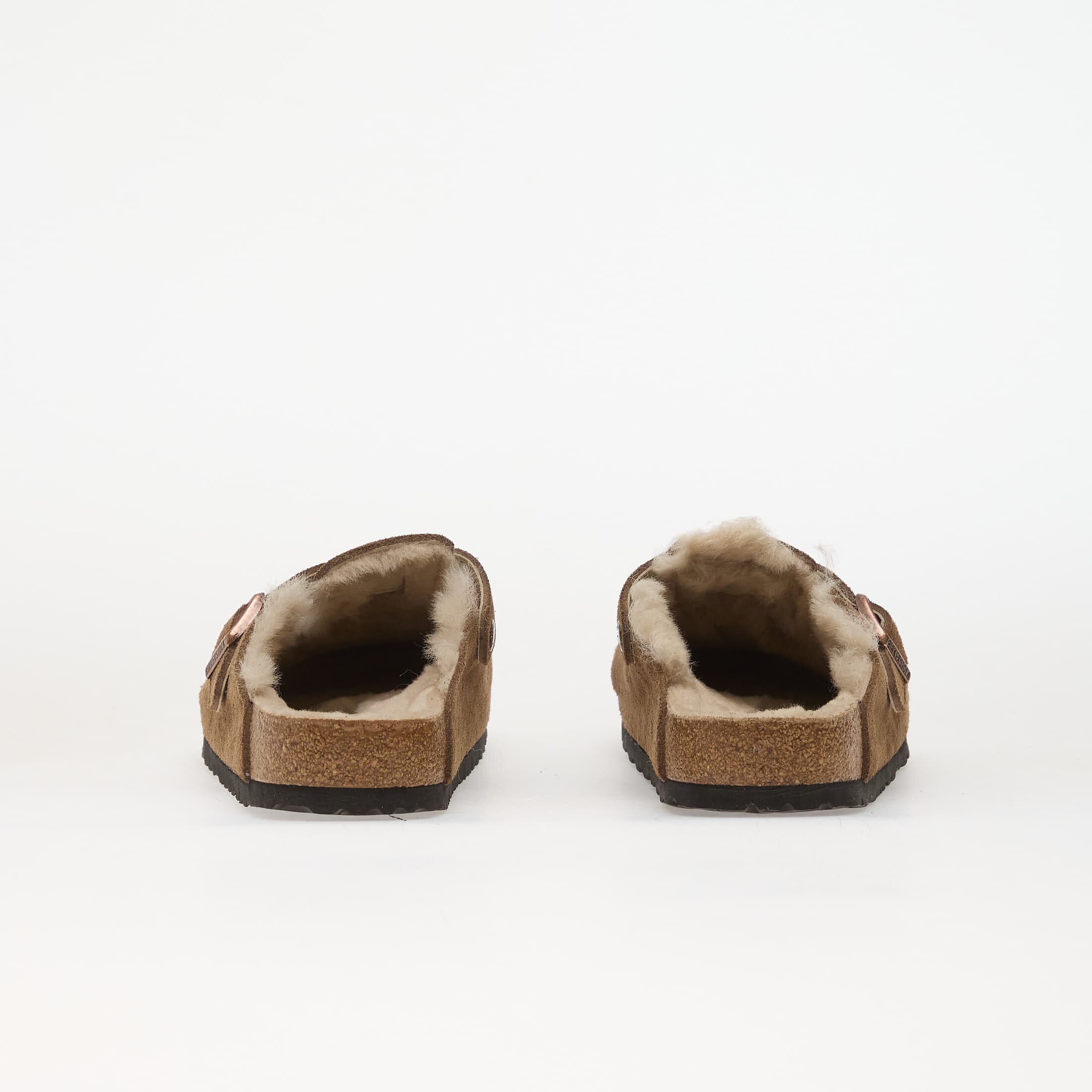 Birkenstock Обувки Boston Shear LEVE Dark Tea
