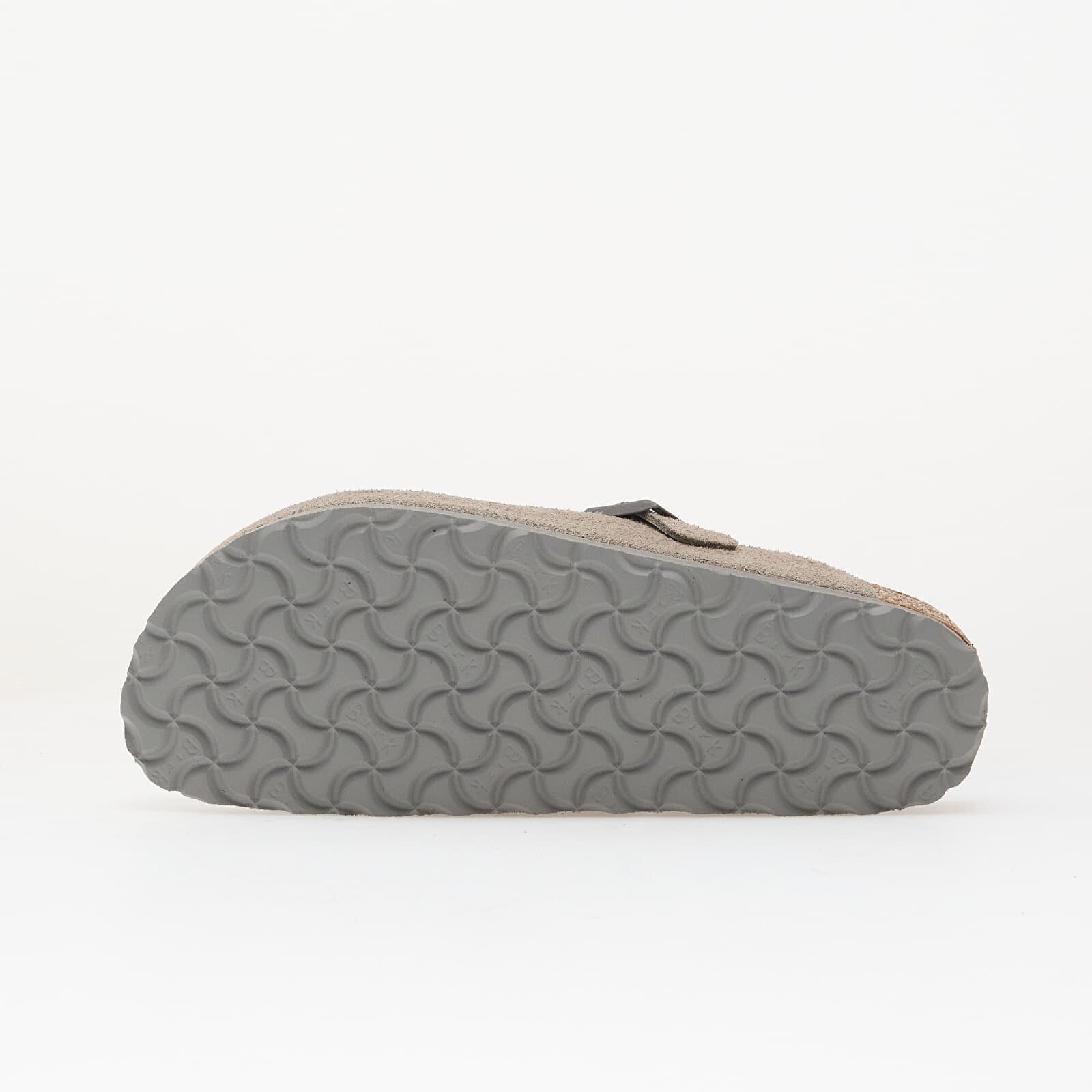 Birkenstock Обувки Boston Soft Footbed Suede Leather Unisex Stone Coin