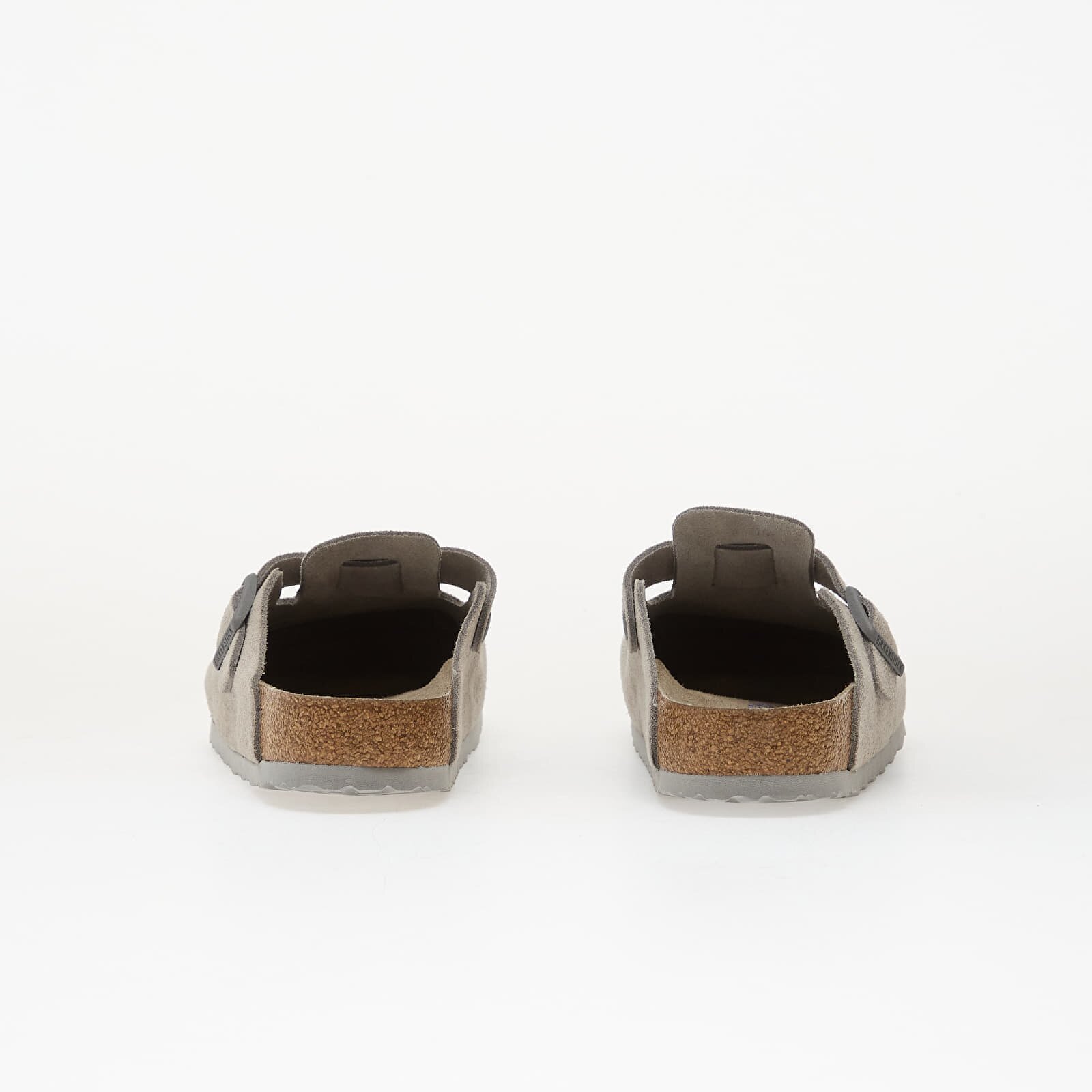 Birkenstock Обувки Boston Soft Footbed Suede Leather Unisex Stone Coin