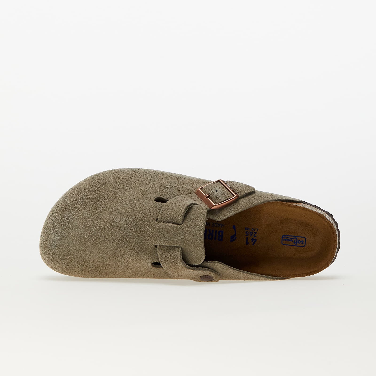 Birkenstock Обувки Boston Soft Footbed Velvet Taupe