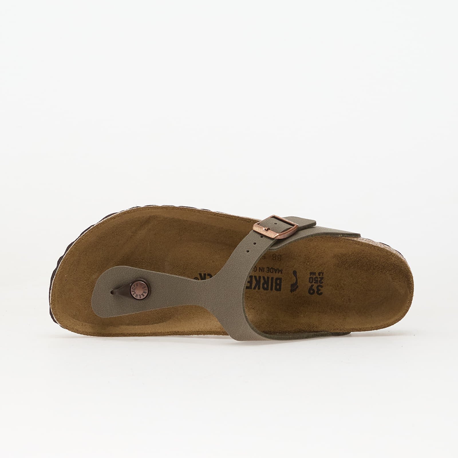Birkenstock Обувки Gizeh Birkibuc Unisex Stone