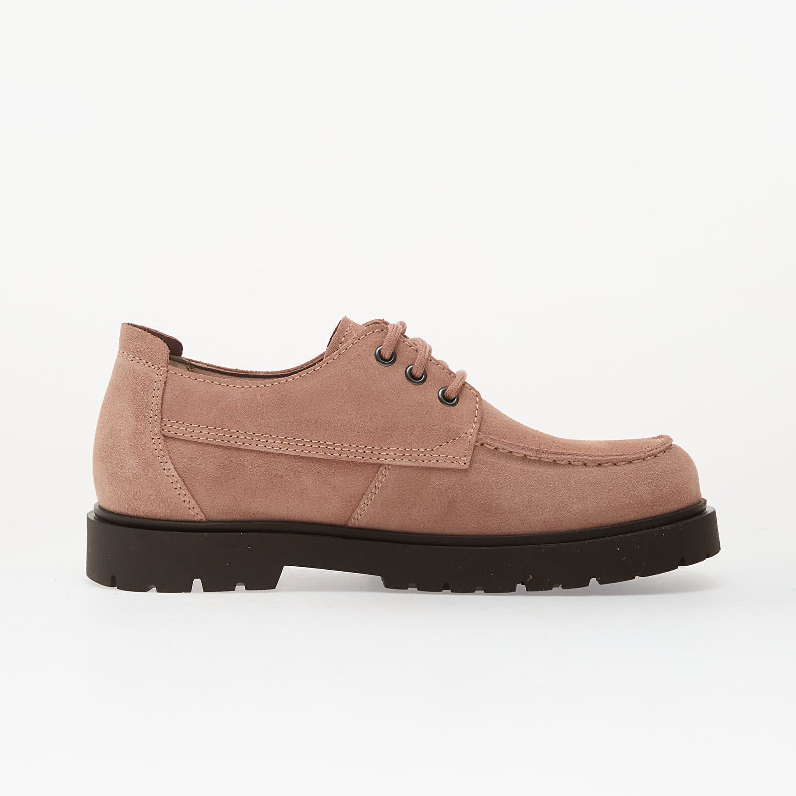 Birkenstock Обувки Highwood Moc Lace Low Suede Leather Pink Clay