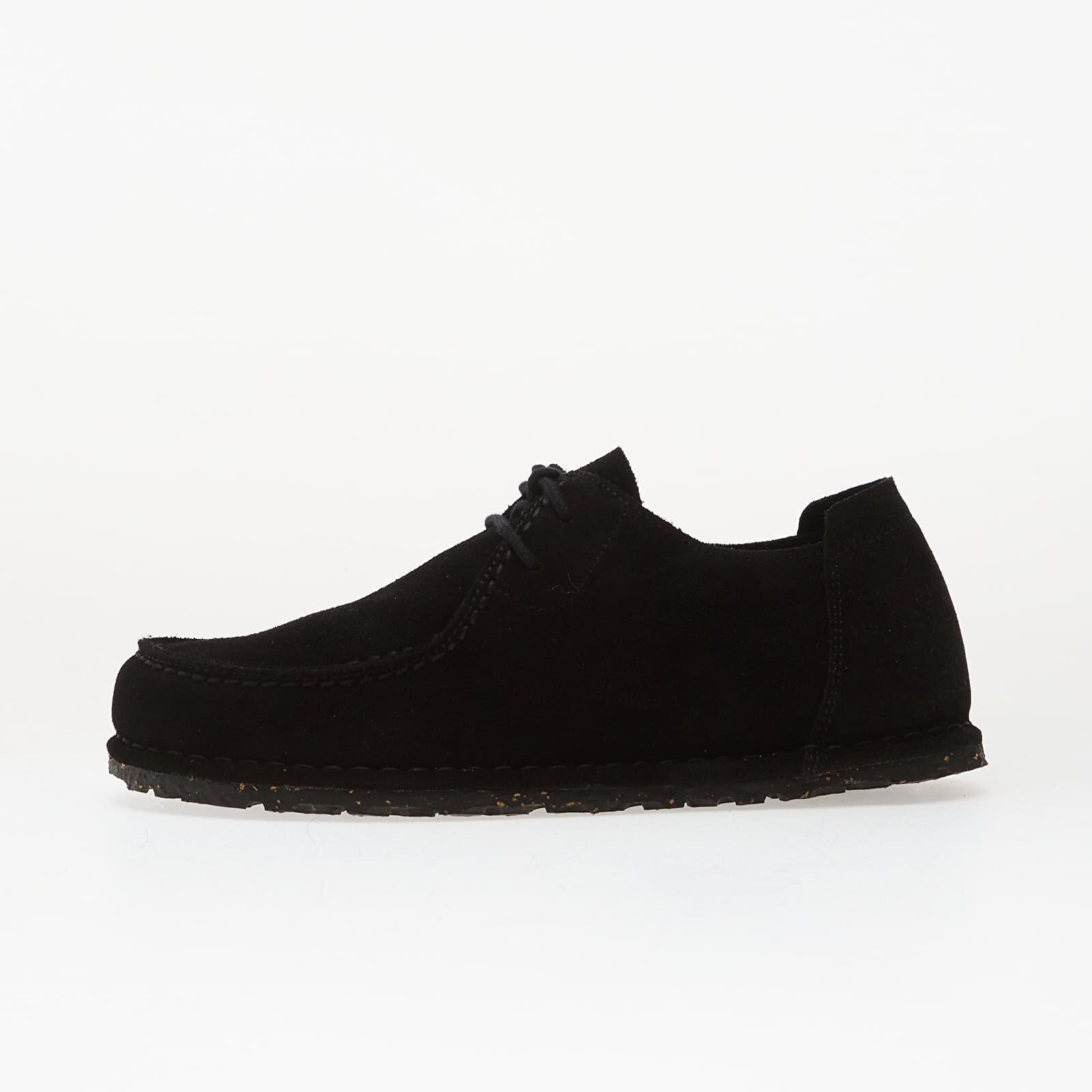 Birkenstock Обувки Utti Lace Suede Leather Unisex Black