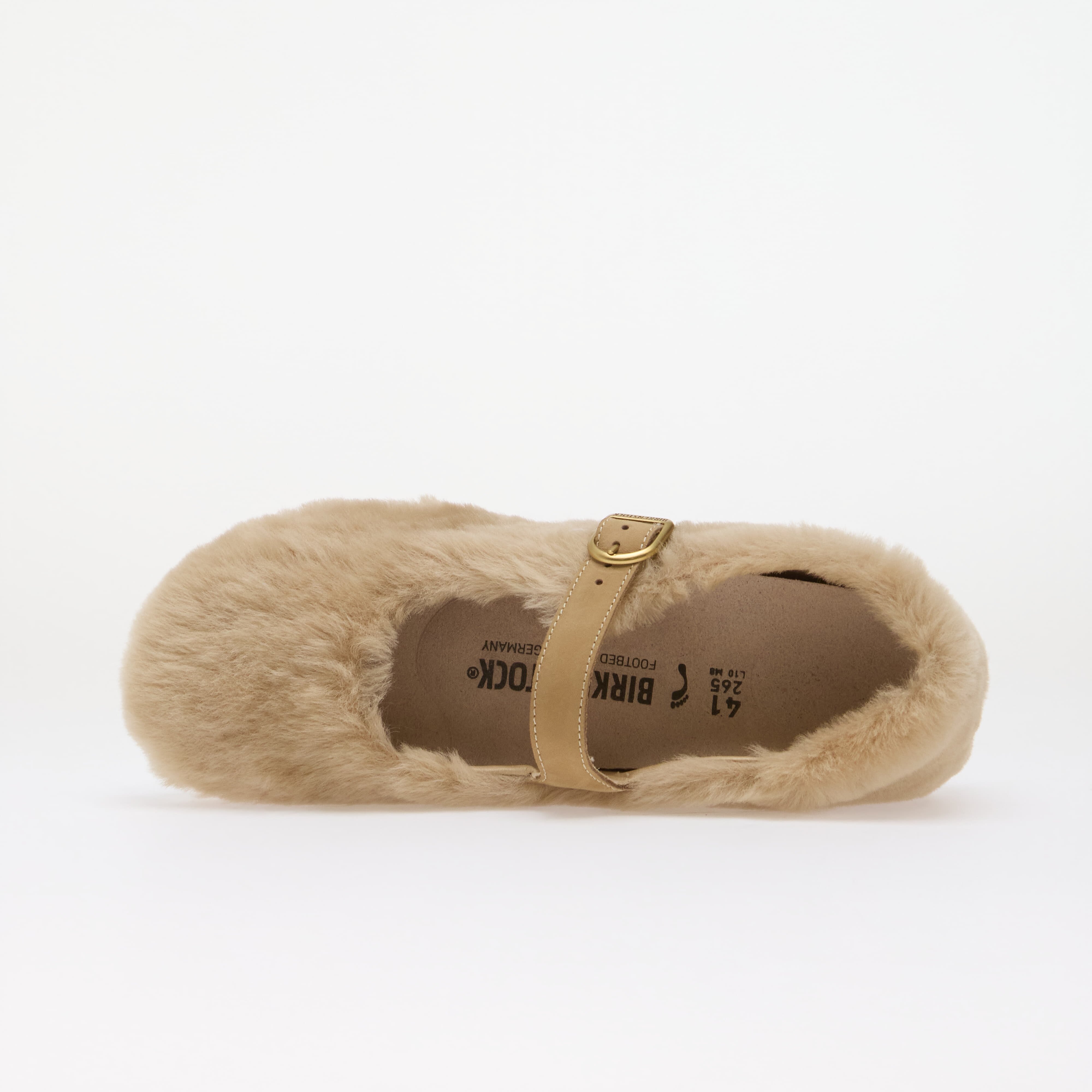 Birkenstock Santa Clarita Shearling Upper Sandcastle