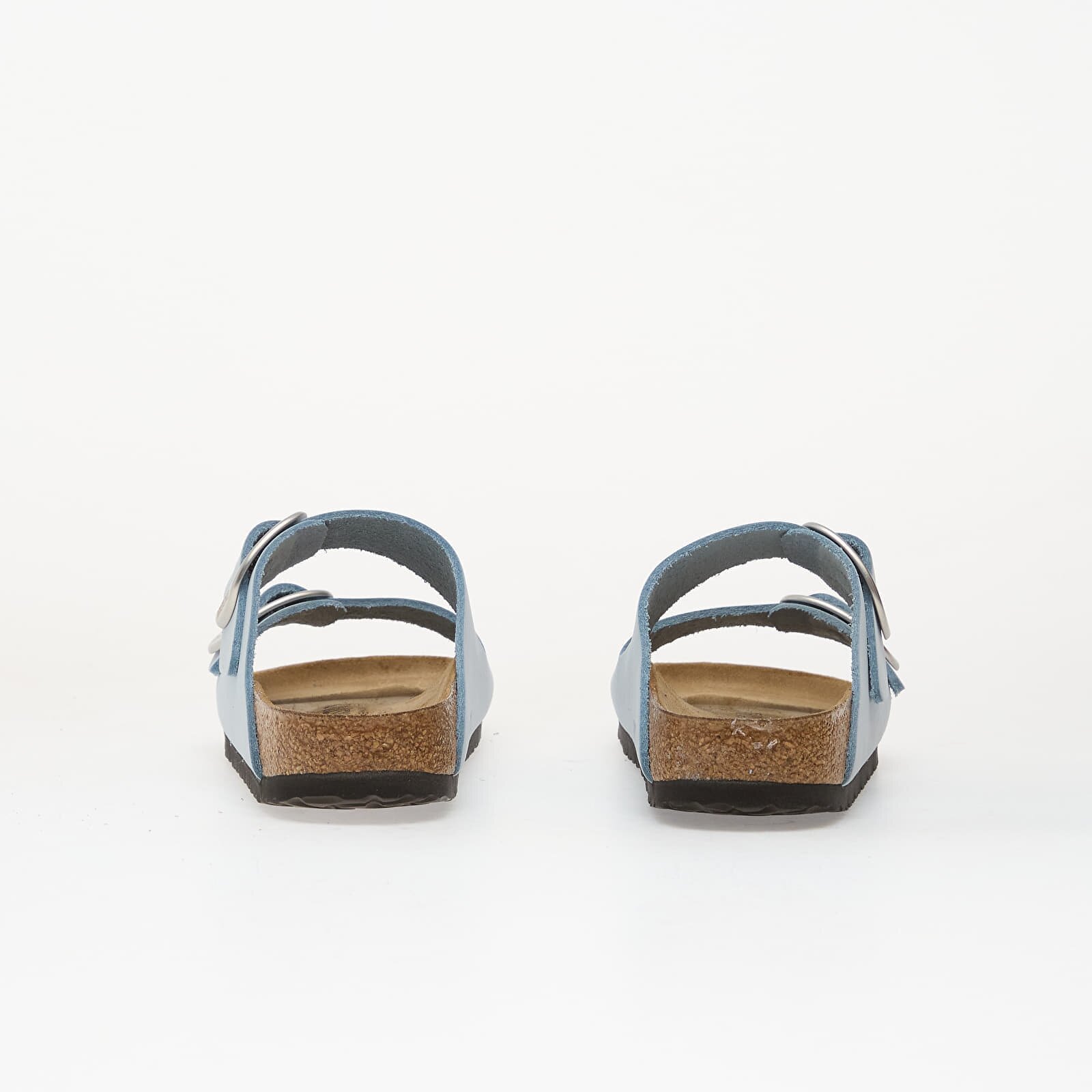 Birkenstock Сникърси Arizona Big Buckle Nubuck Leather Women Baby Blue
