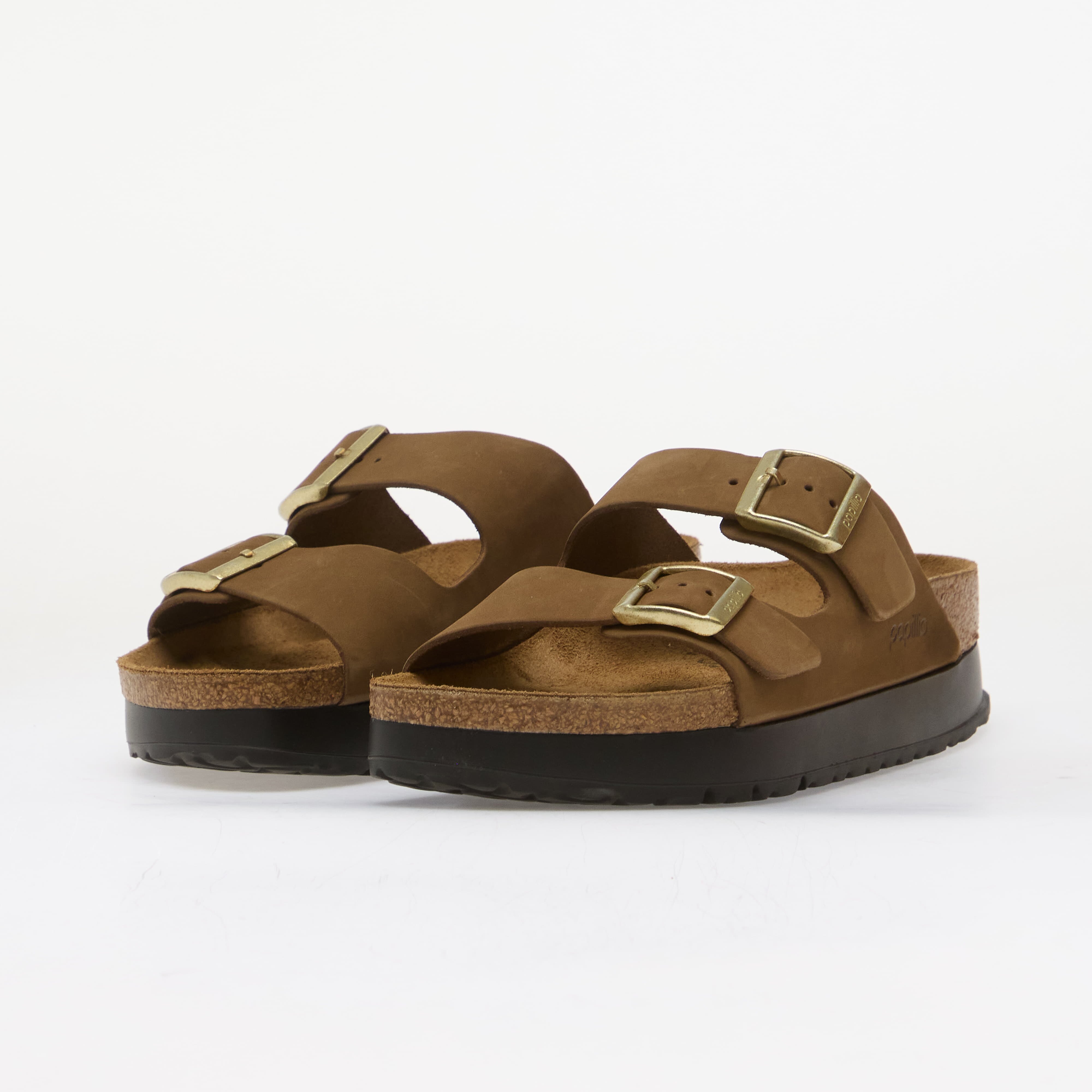 Birkenstock Сникърси Arizona Flex Platform LENB Dark Tea