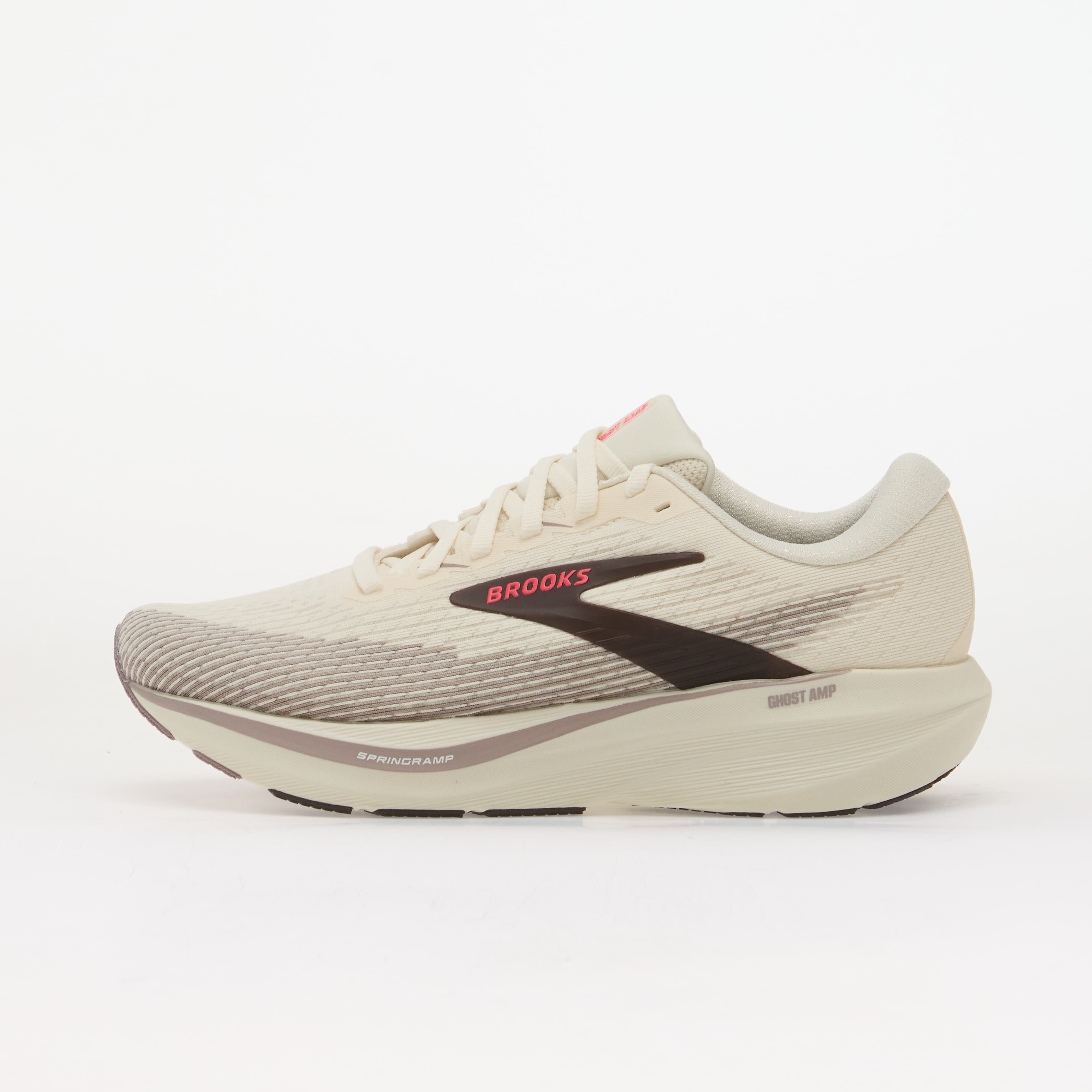 Brooks Ghost AMP Arctic Wolf/ Dove/ Pink