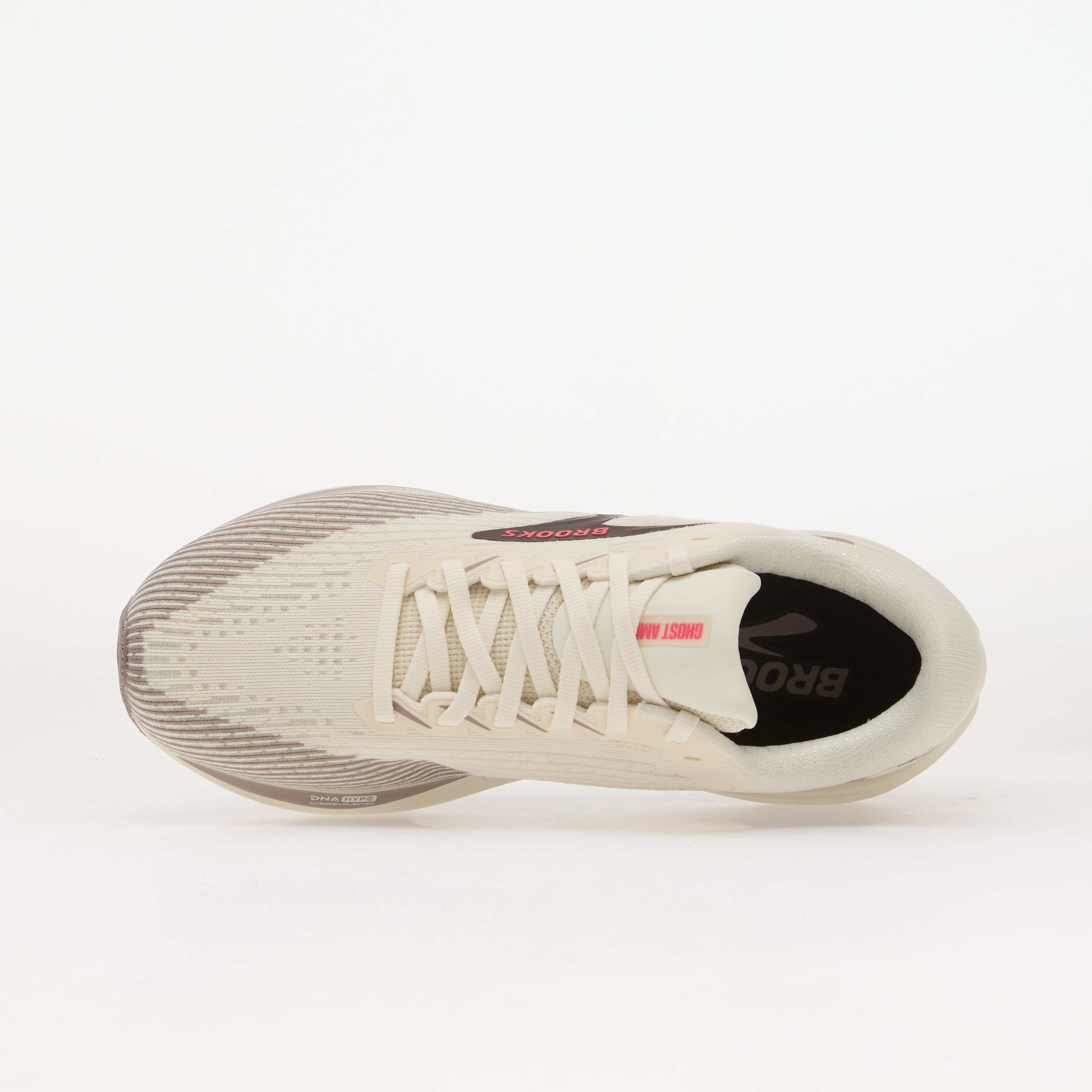 Brooks Ghost AMP Arctic Wolf/ Dove/ Pink