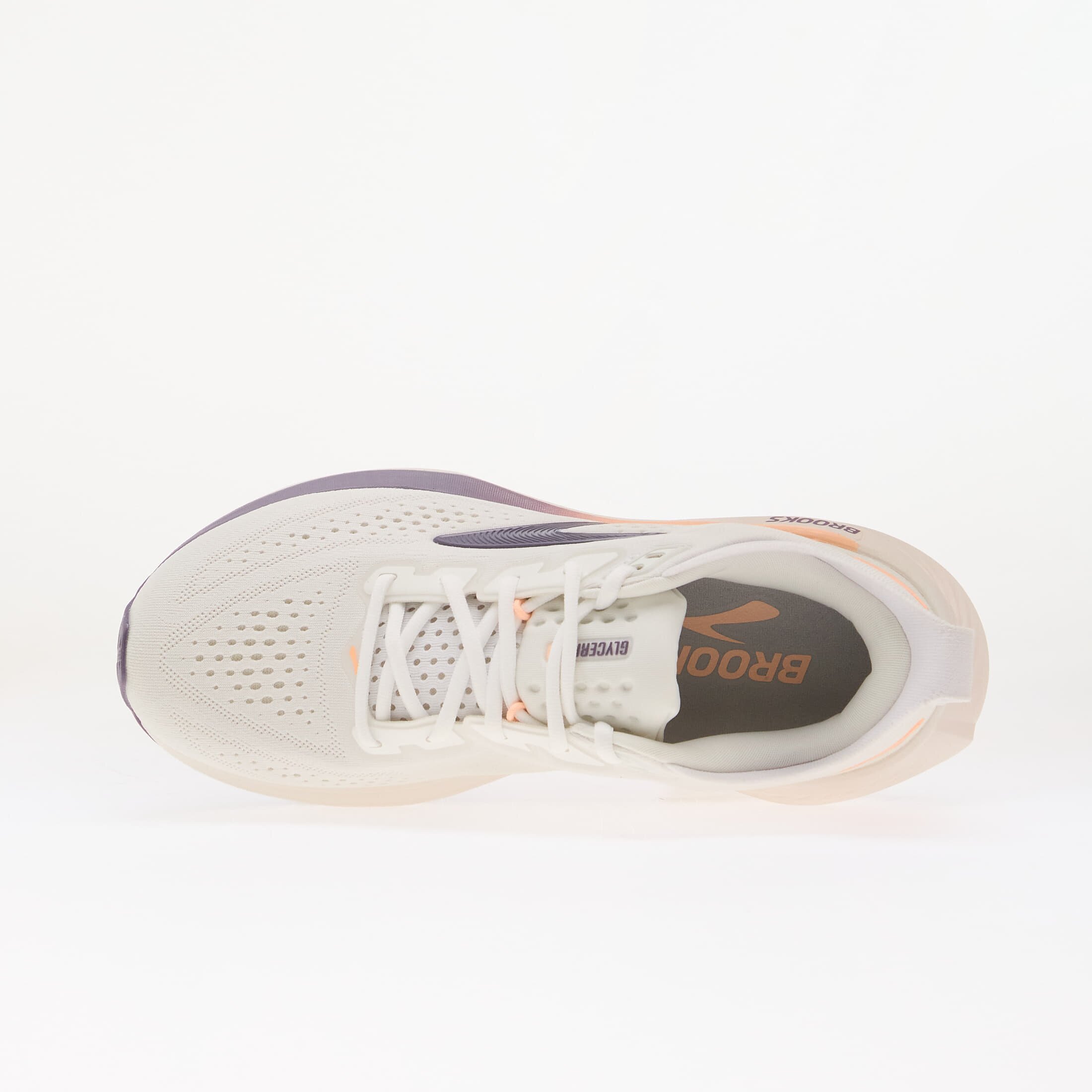 Brooks Сникърси Glycerin 23 White/ Mulled Grape/ Clear