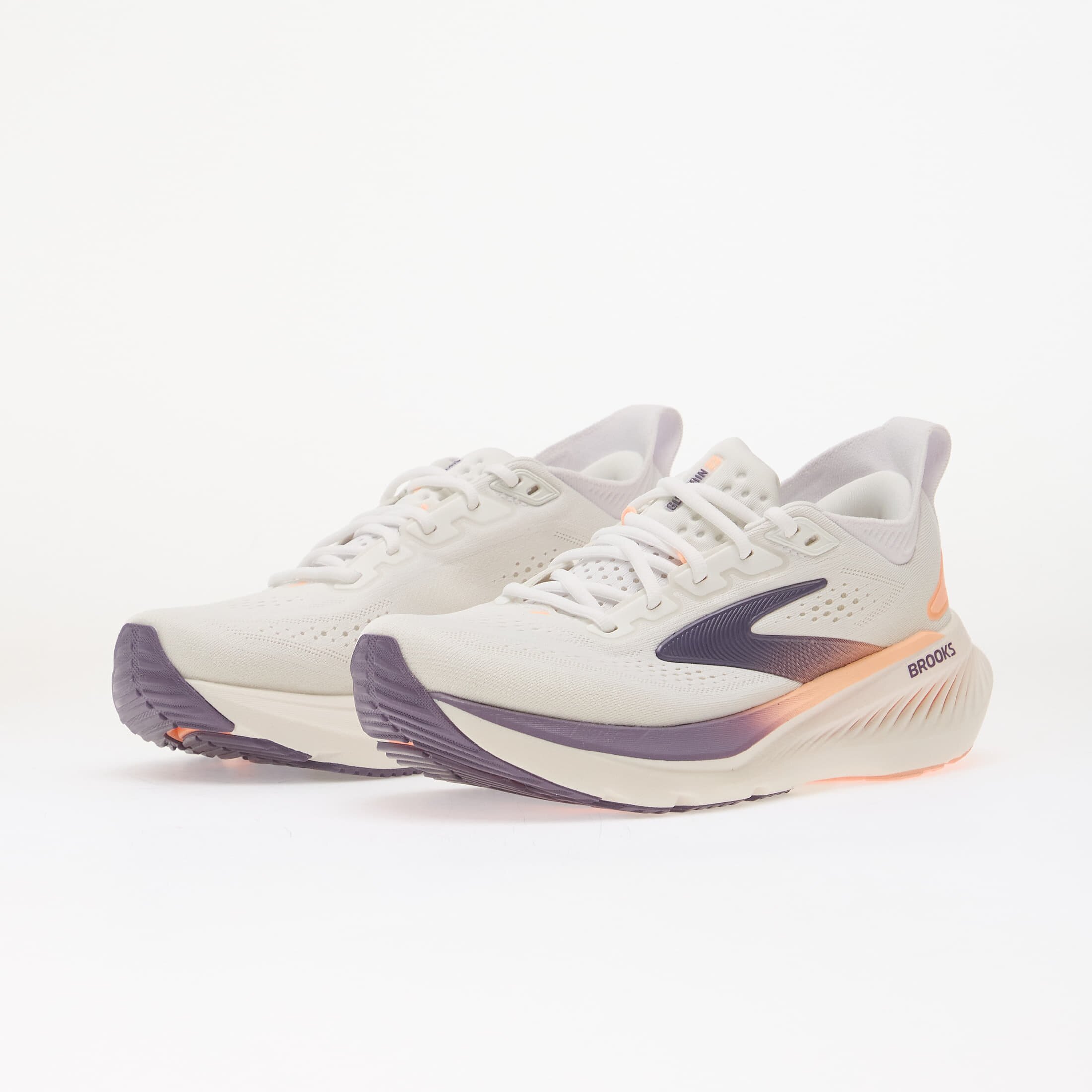 Brooks Сникърси Glycerin 23 White/ Mulled Grape/ Clear