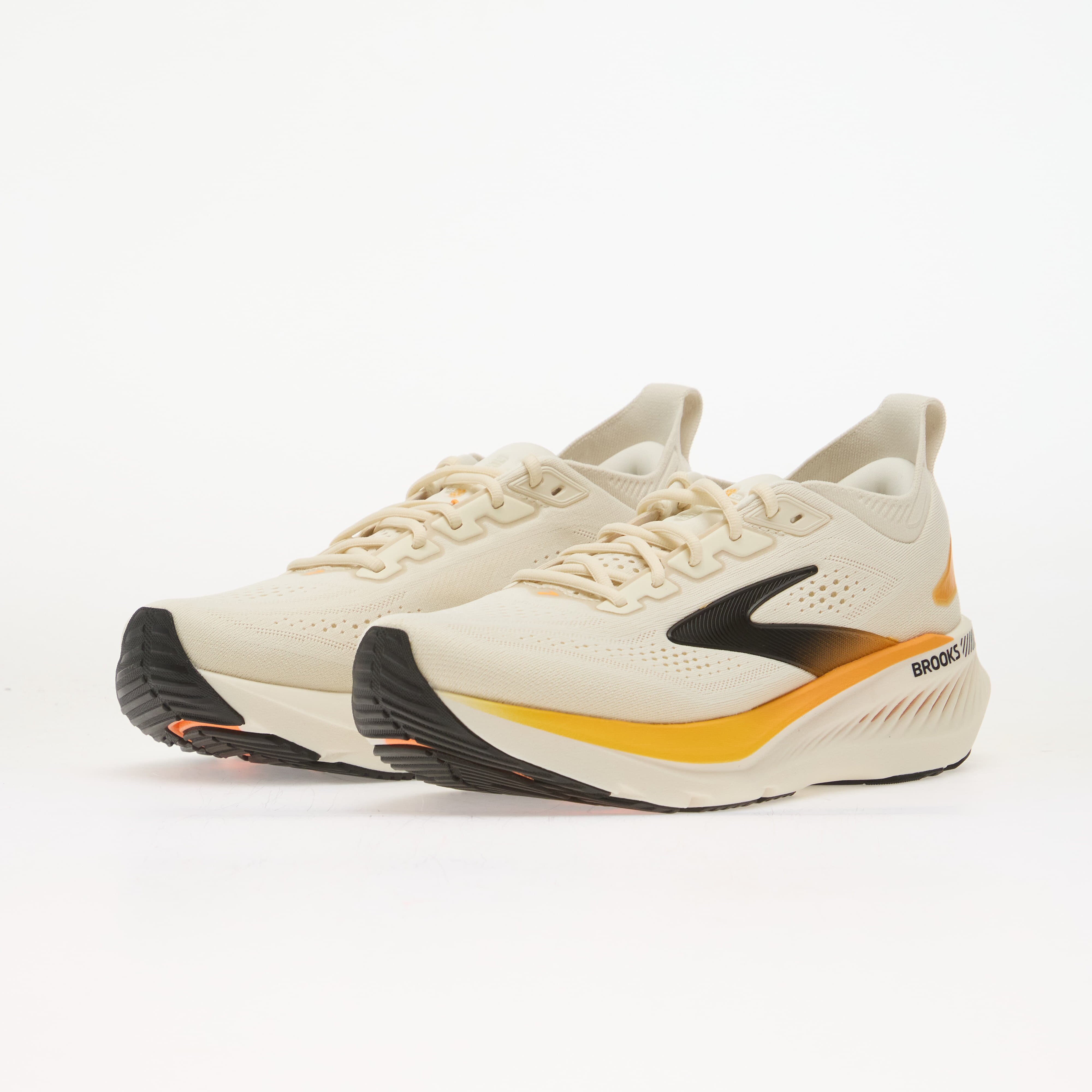 Brooks Сникърси Glycerin GTS 23 Arctic Wolf/ Angora/ Orange