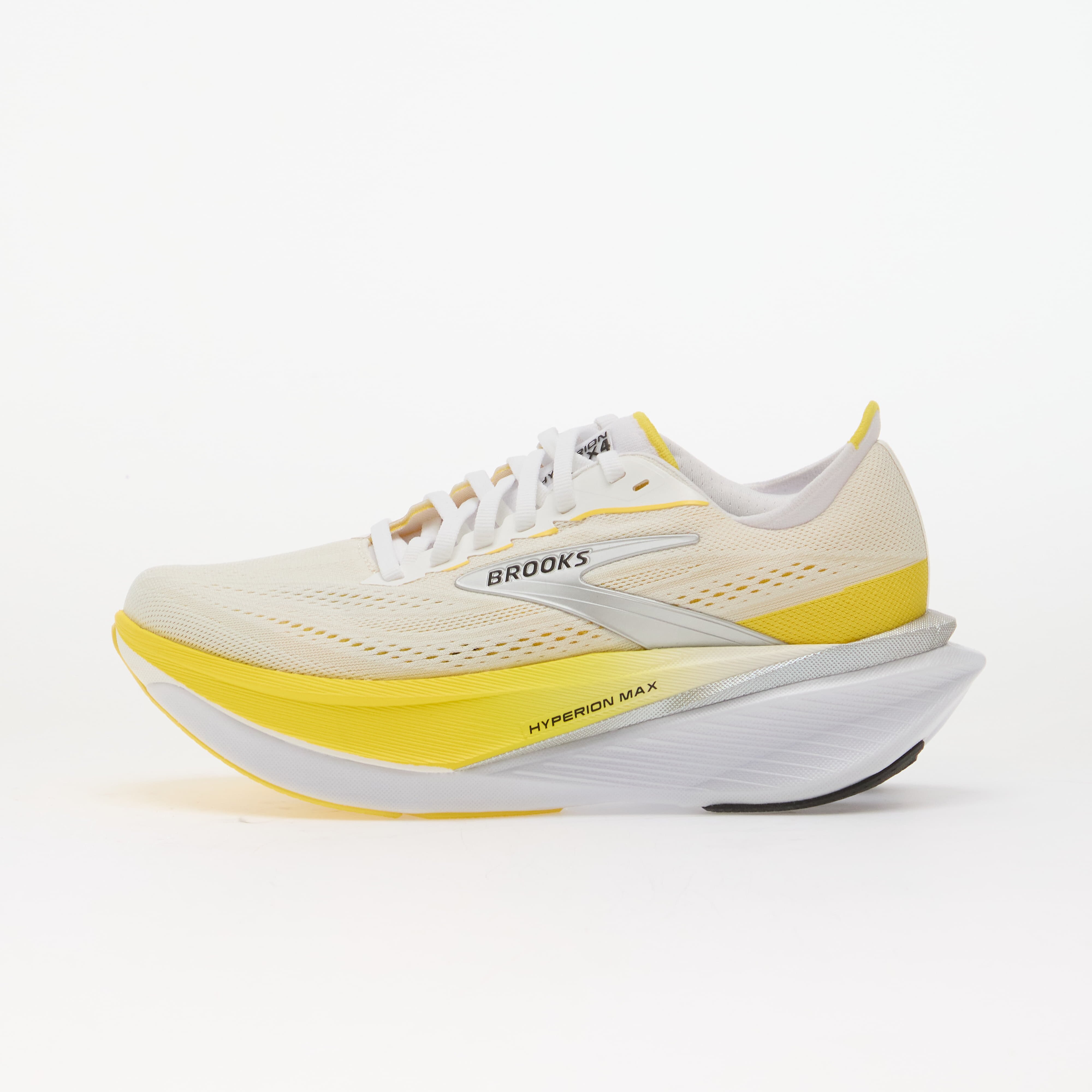 Brooks Сникърси Hyperion Max 4 W White/ Cyber Yellow/ Black