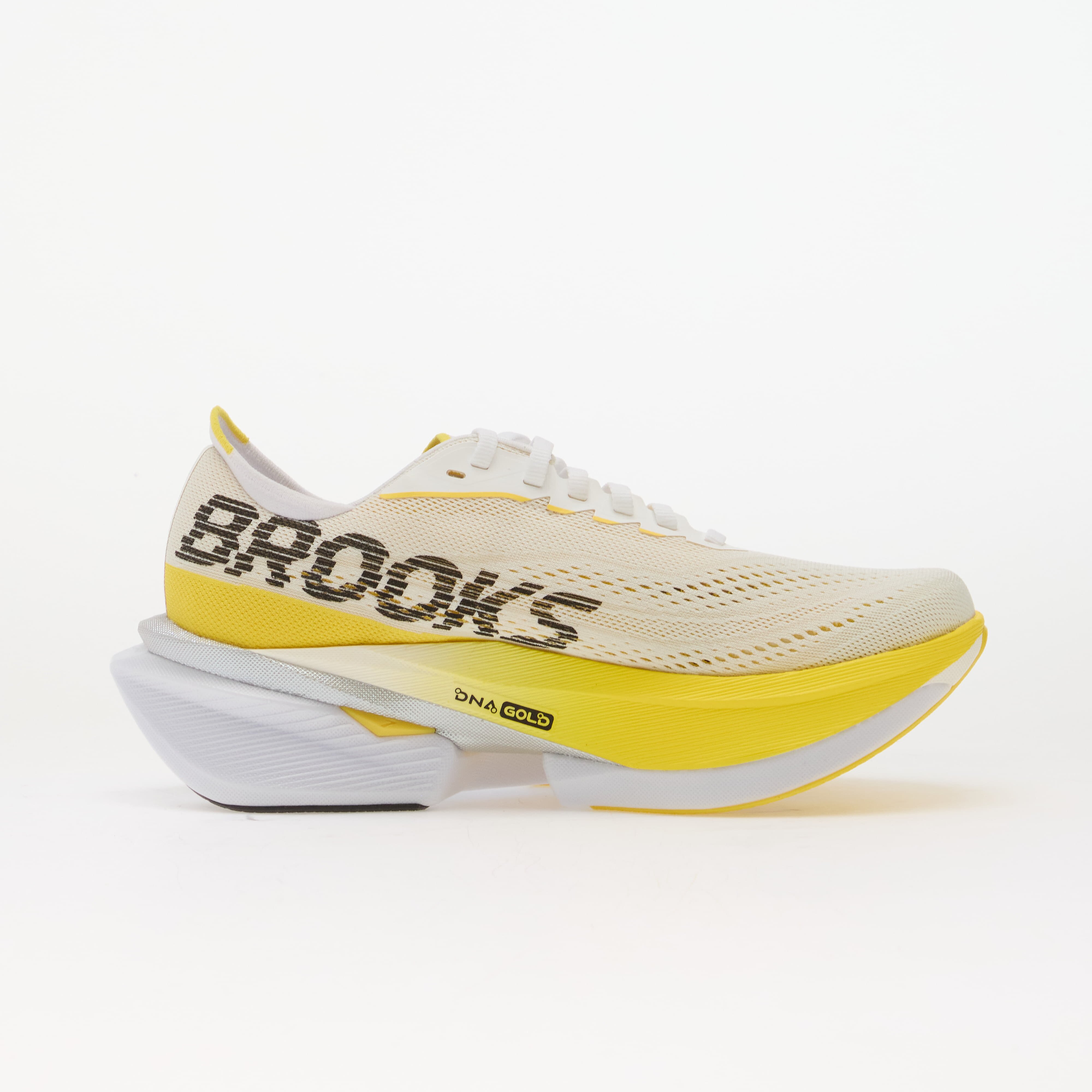 Brooks Сникърси Hyperion Max 4 W White/ Cyber Yellow/ Black