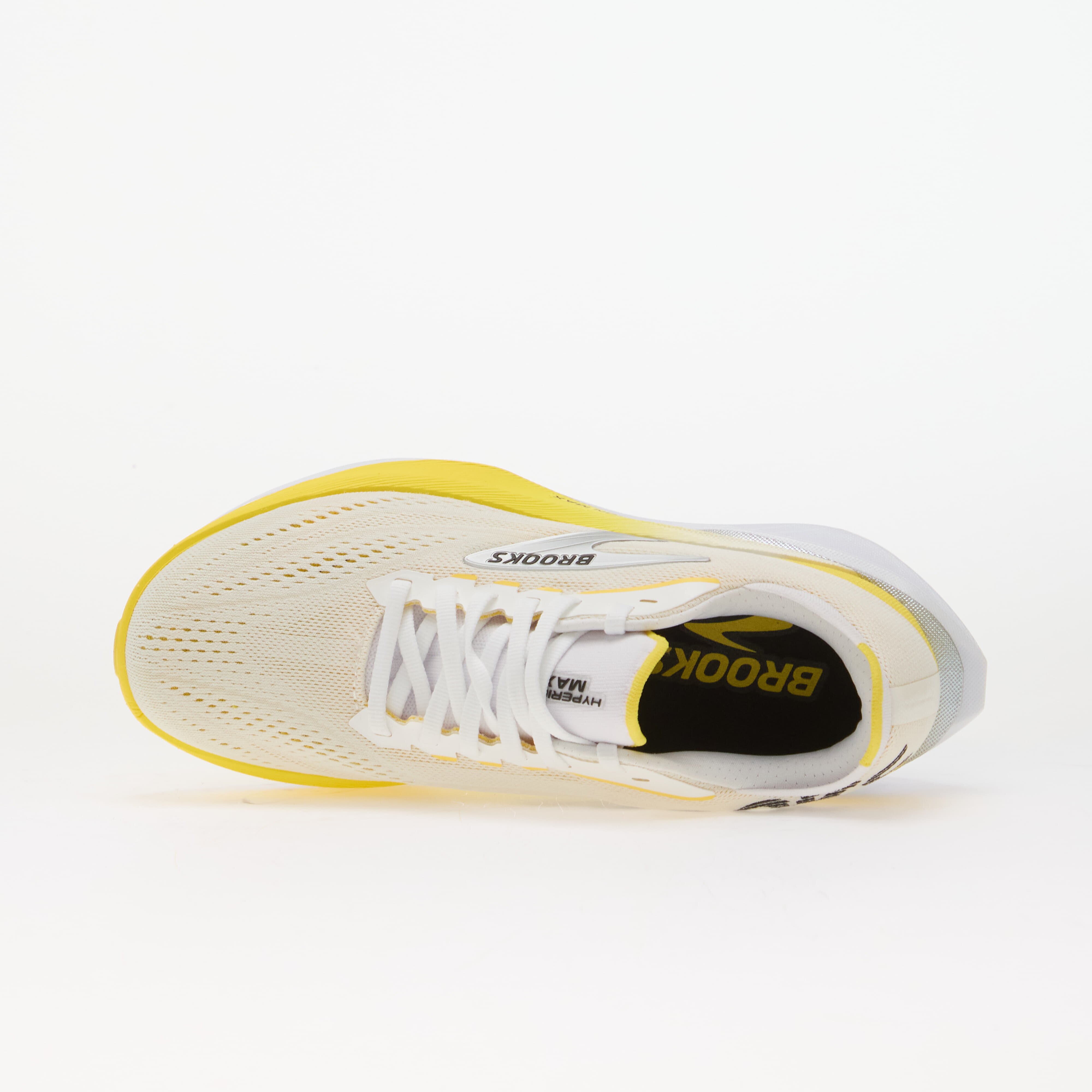 Brooks Сникърси Hyperion Max 4 W White/ Cyber Yellow/ Black