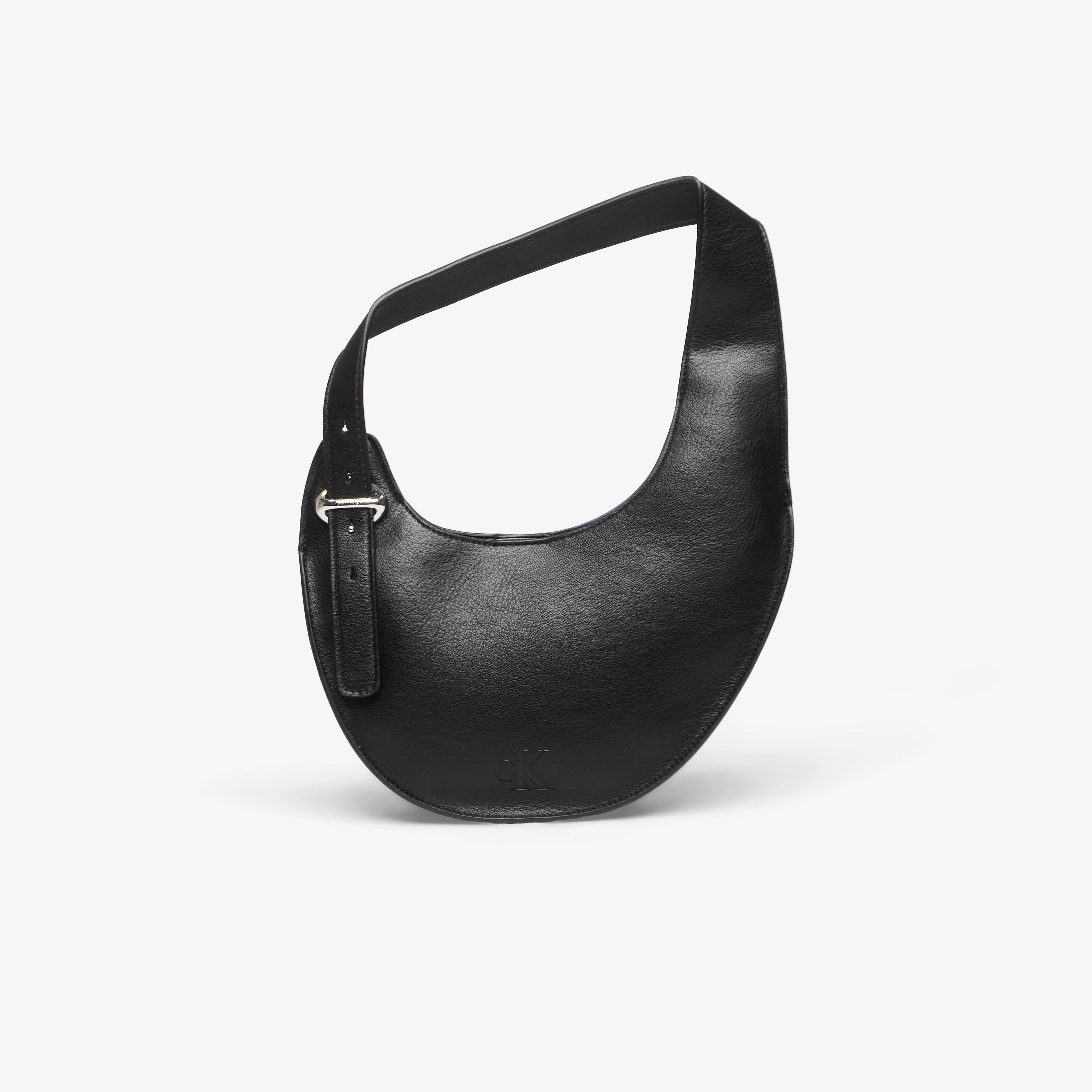 Calvin Klein Чанта Asym Buckle Shoulder Bag Black