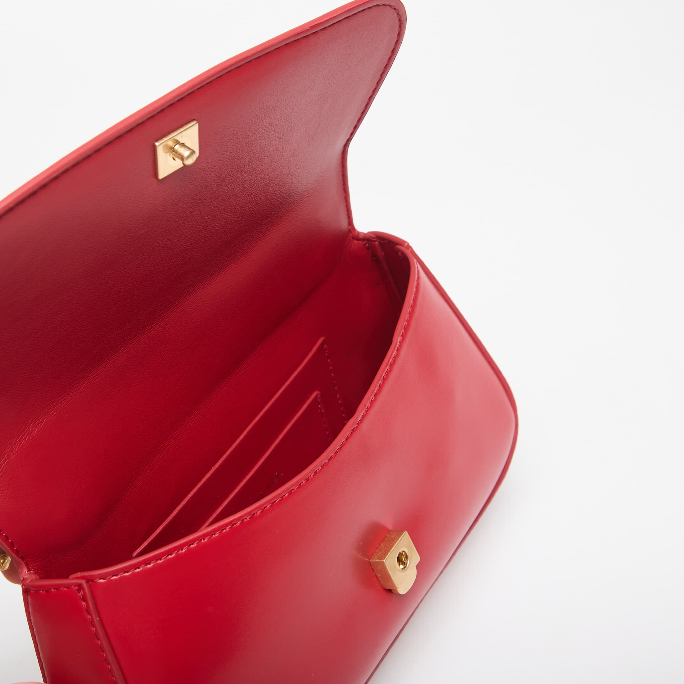 Calvin Klein Чанта Ck Convertible Chain Small Bag Bordeaux Wine