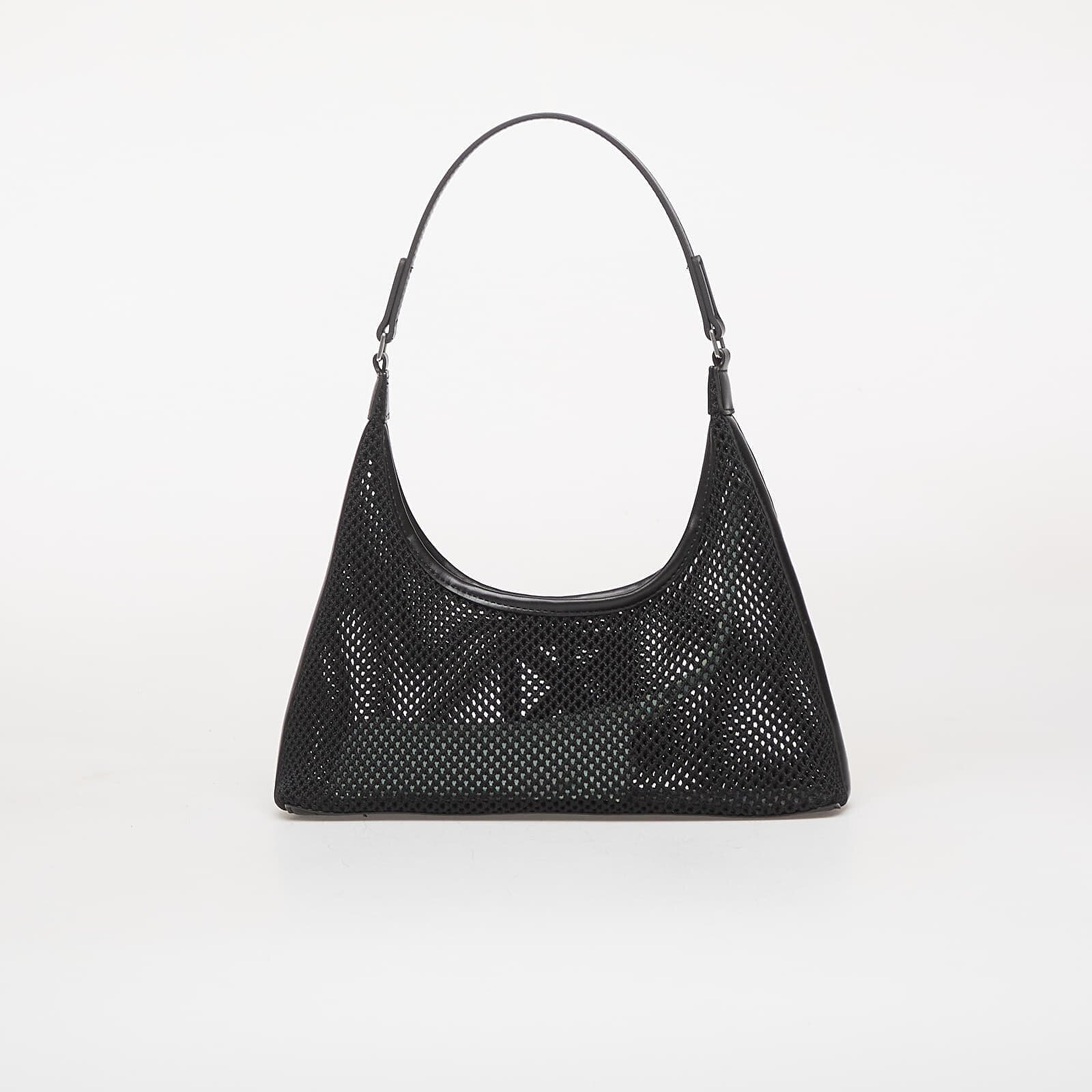 Calvin Klein Чанта Emblem Mesh Shoulder Bag Black
