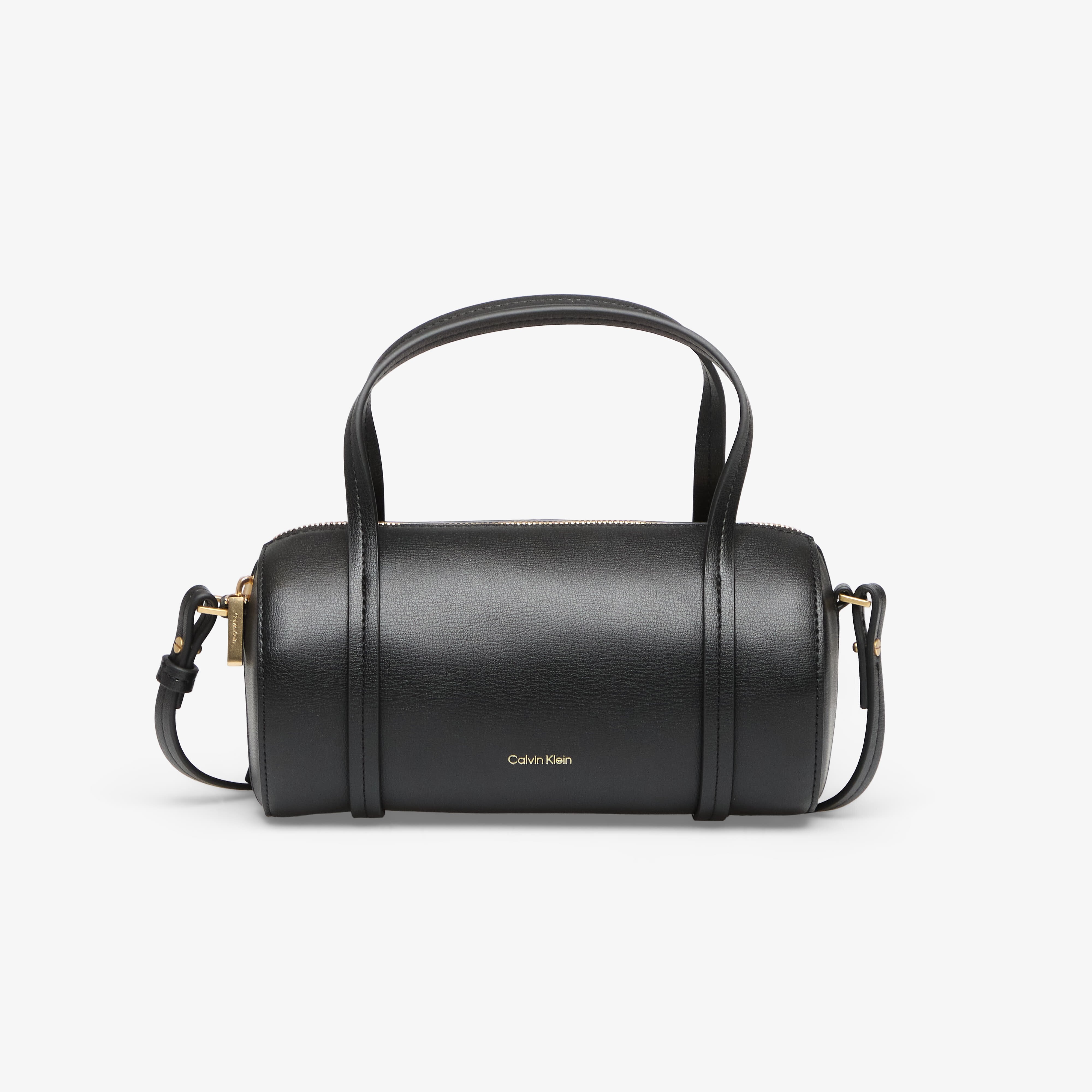 Calvin Klein Чанта Foil Logo Small Duffle Bag Black/ Toasted Coconut