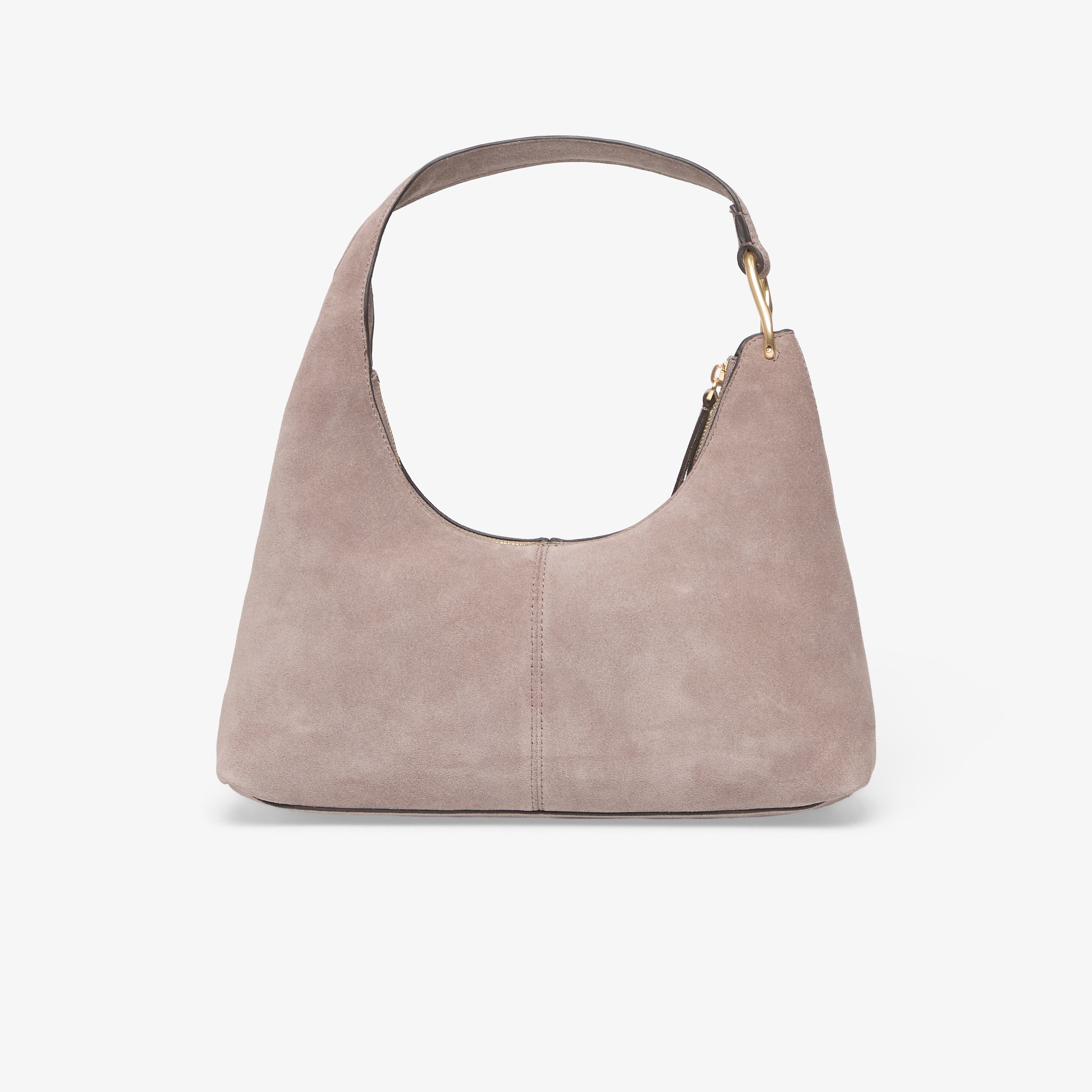 Calvin Klein Чанта Slouchy Suede Should Brown
