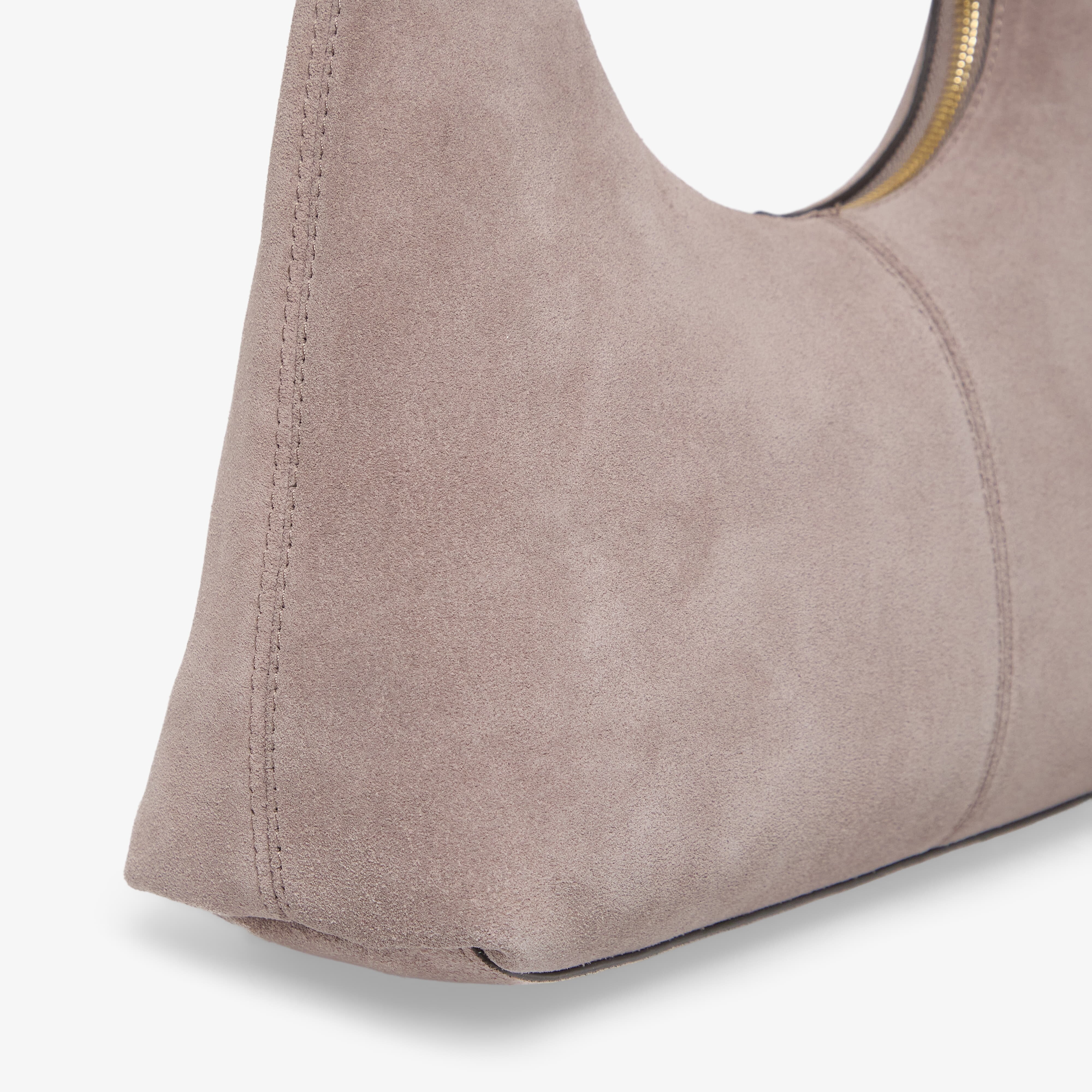 Calvin Klein Чанта Slouchy Suede Should Brown